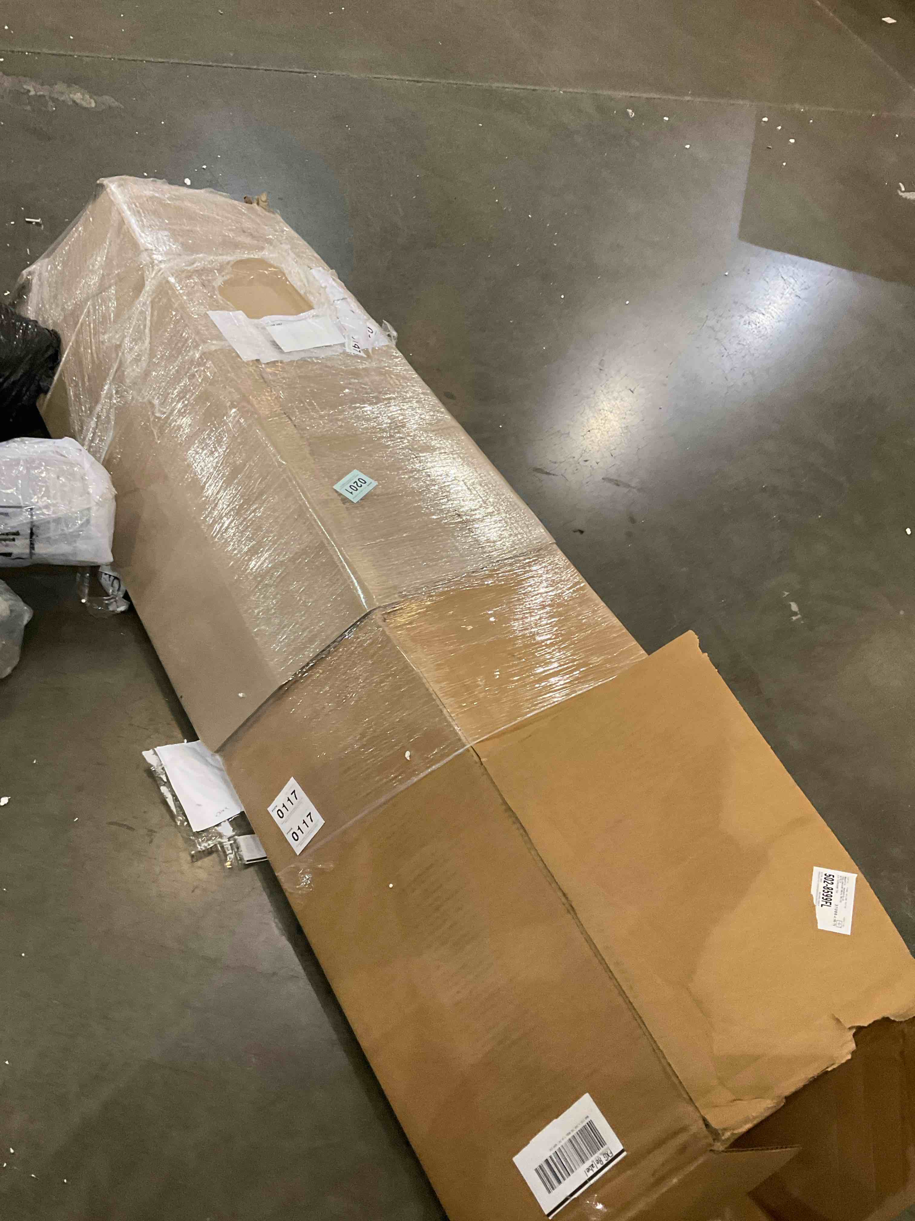 Condition photo showing As Is for Pfeffer Solid Wood Murphy Bed 