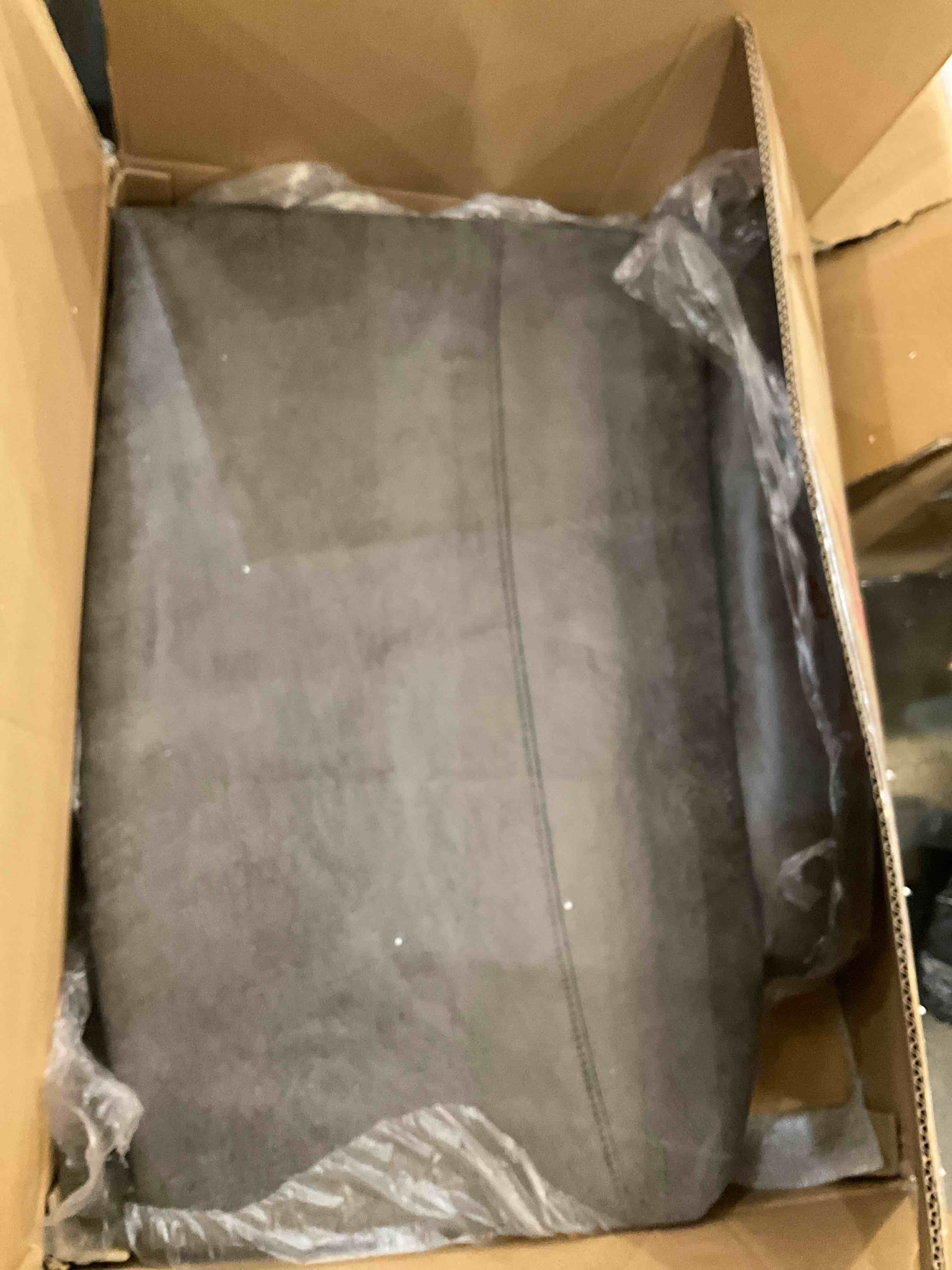 Faux Air Leather Recliner Chair Of Box2