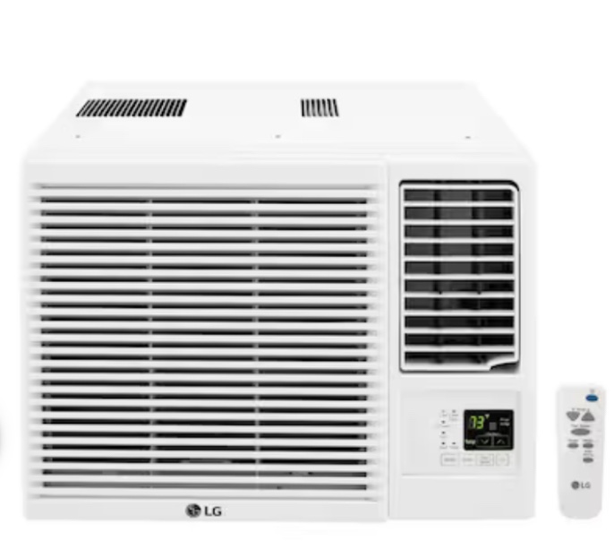 LG room air conditioner (heating and cooling) 7,600 BTU 300 sq ft