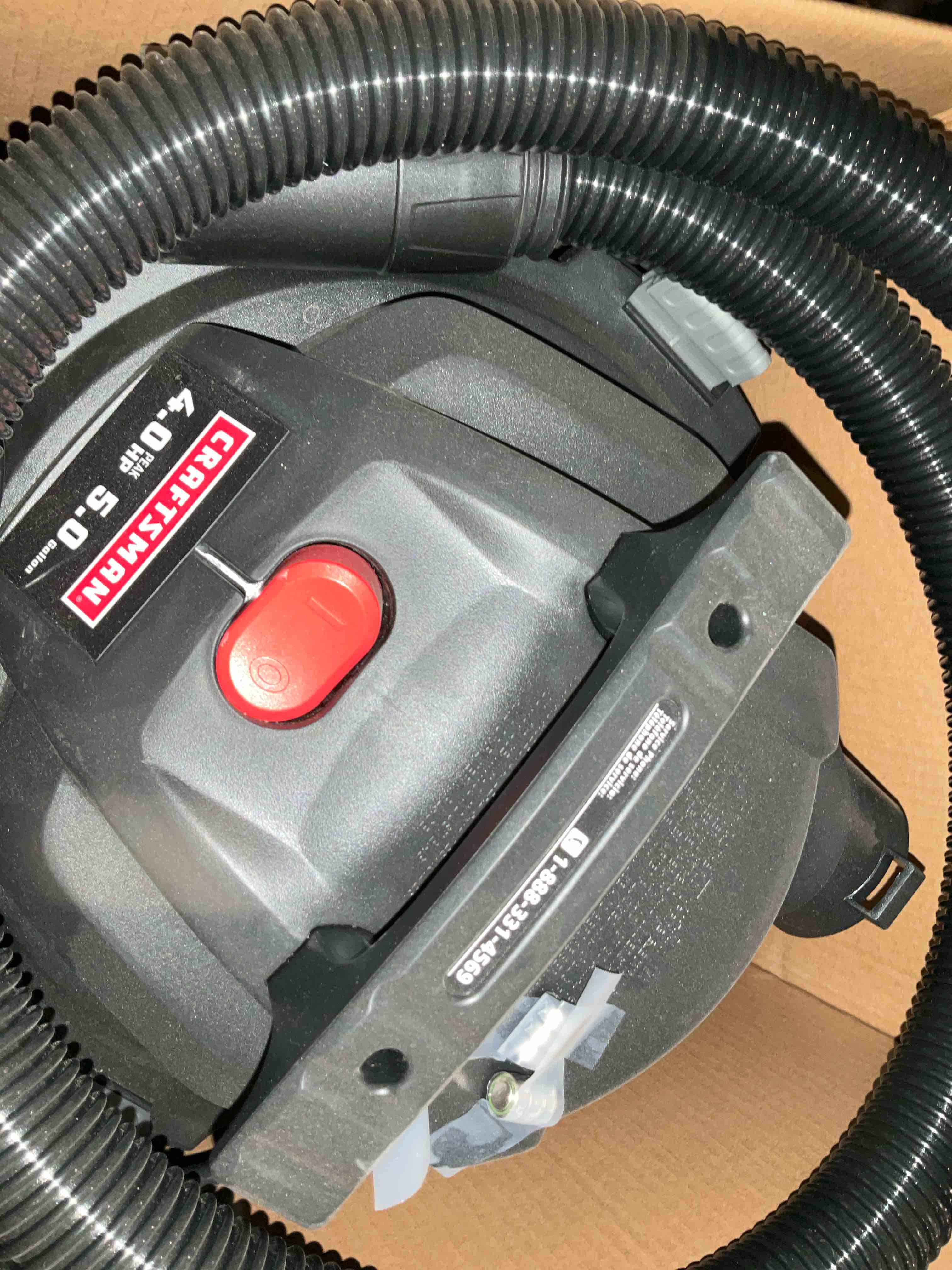 craftsman 5gallon wet/dry vacuum 