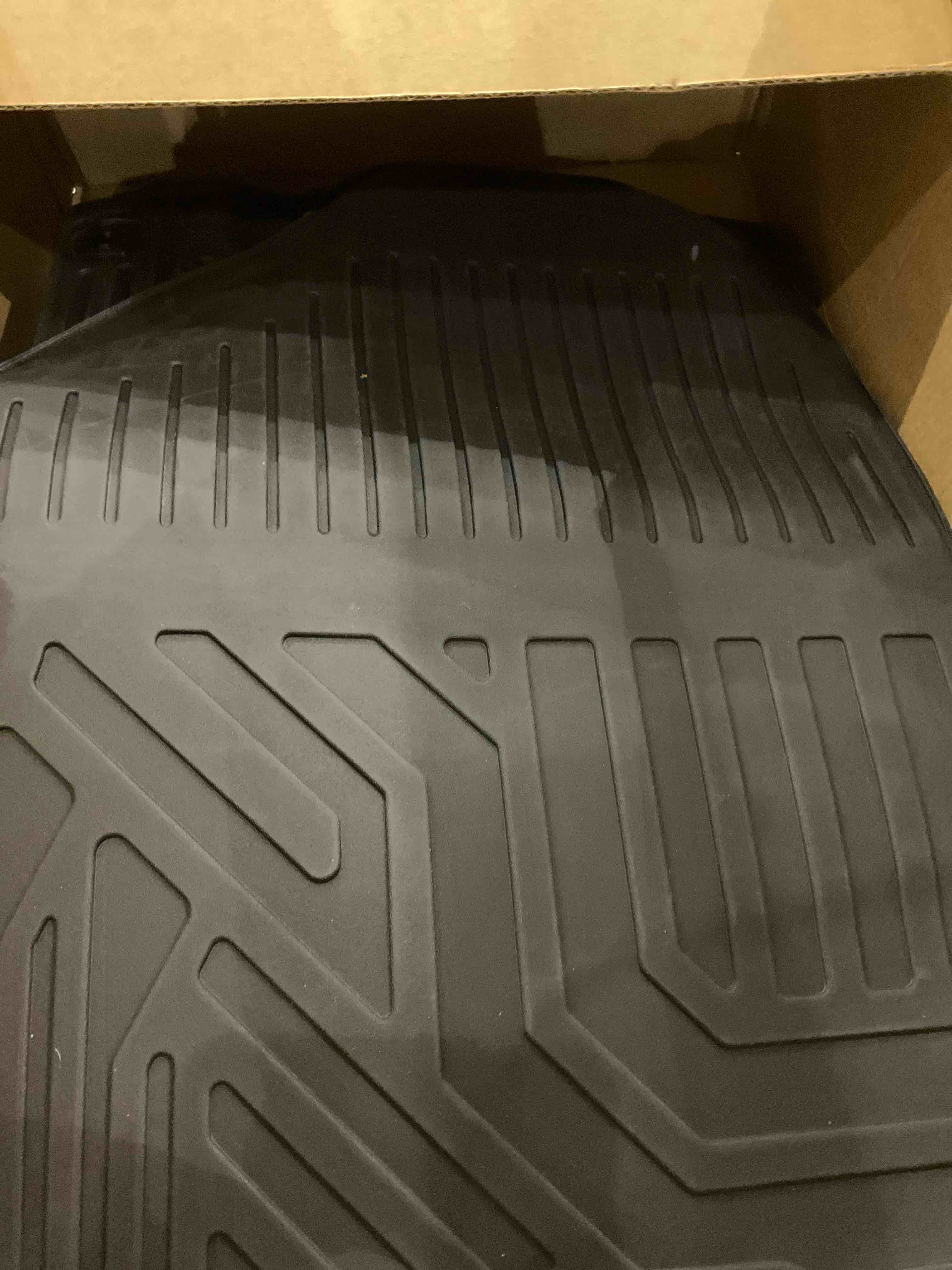Mixsuper Custom Fit Floor Mats for 2019-2023 Honda Passport All Weather Floor Liners Durable 1st and 2nd Row Set Black