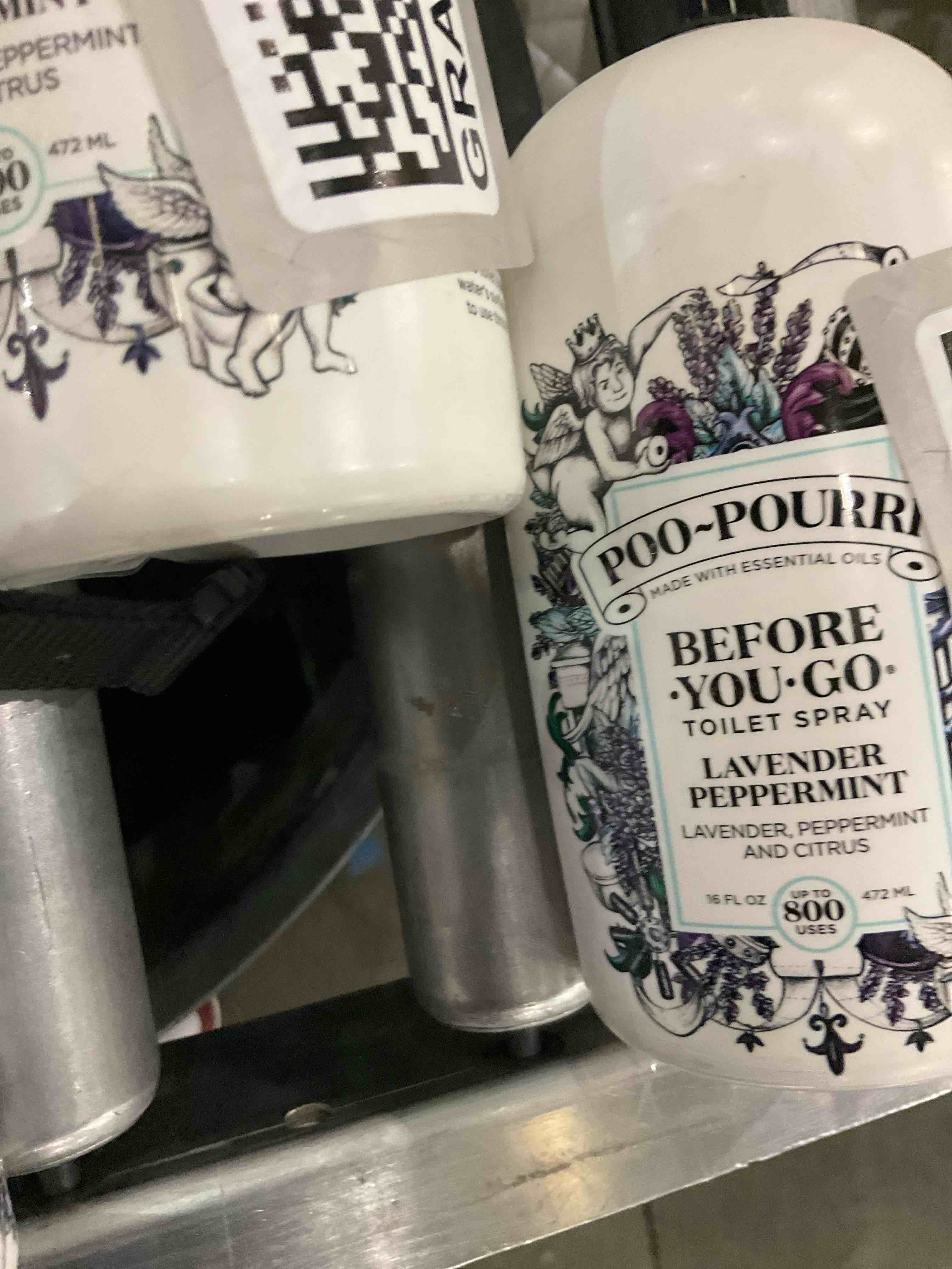 Poo-Pourri Before-You-Go Toilet Spray  Lavender Peppermint  Travel Size 10 mL - Lavender  Peppermint and Citrus 0.34 Fl Oz (Pack of 1)