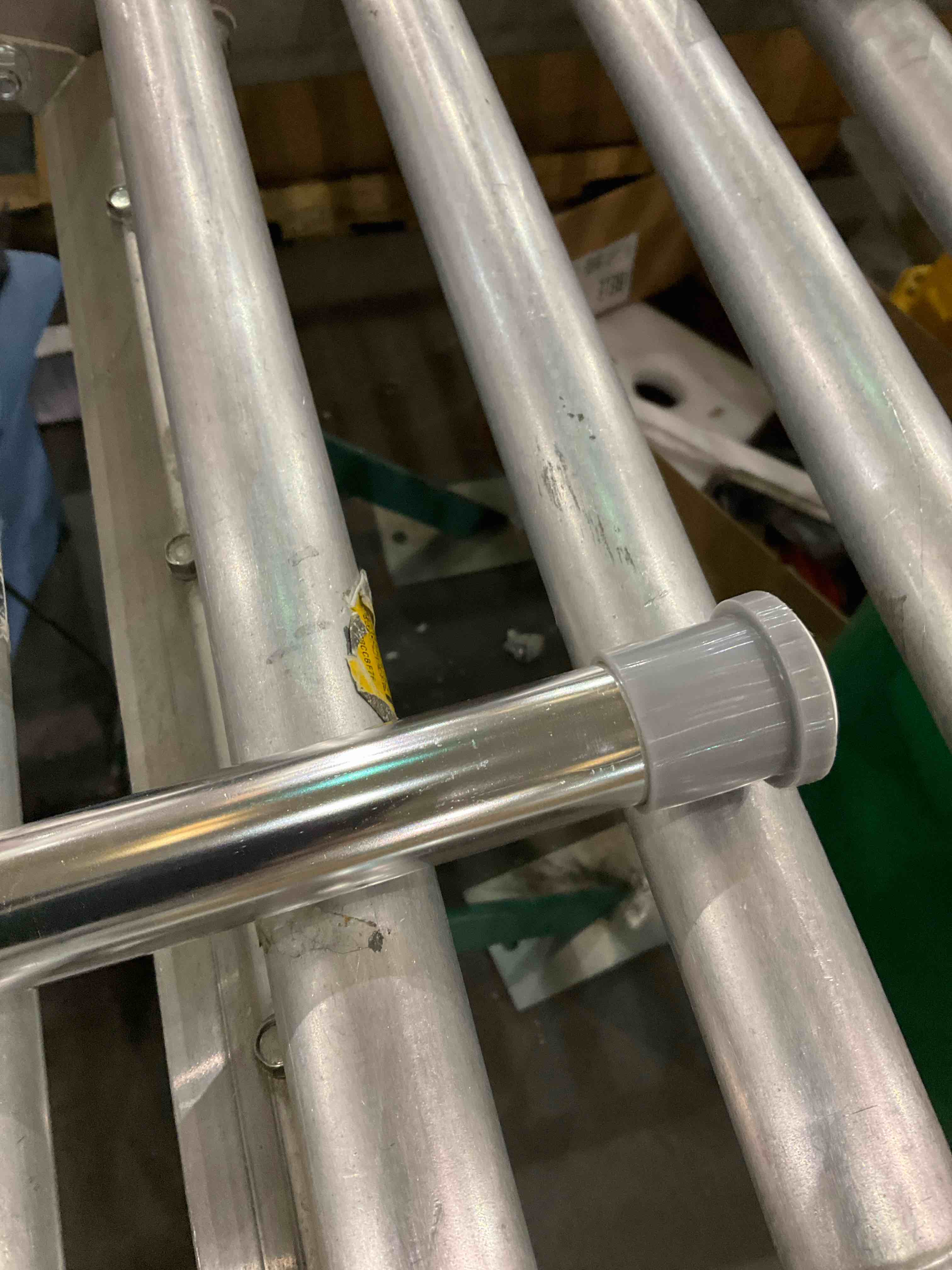 Condition photo showing As Is for Commodity Chrm 40 in shower rod 