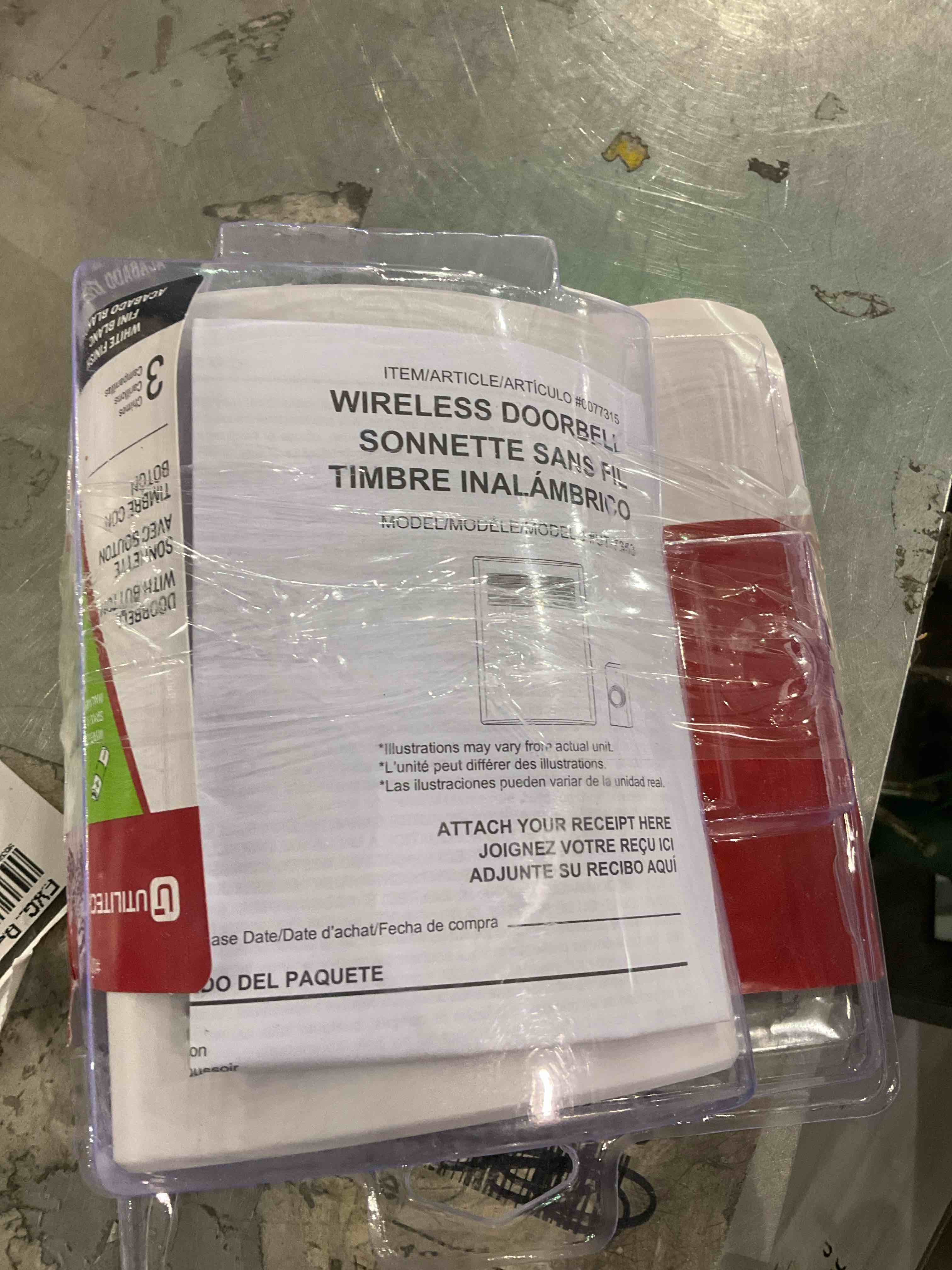 Utilitech Wireless Doorbell 