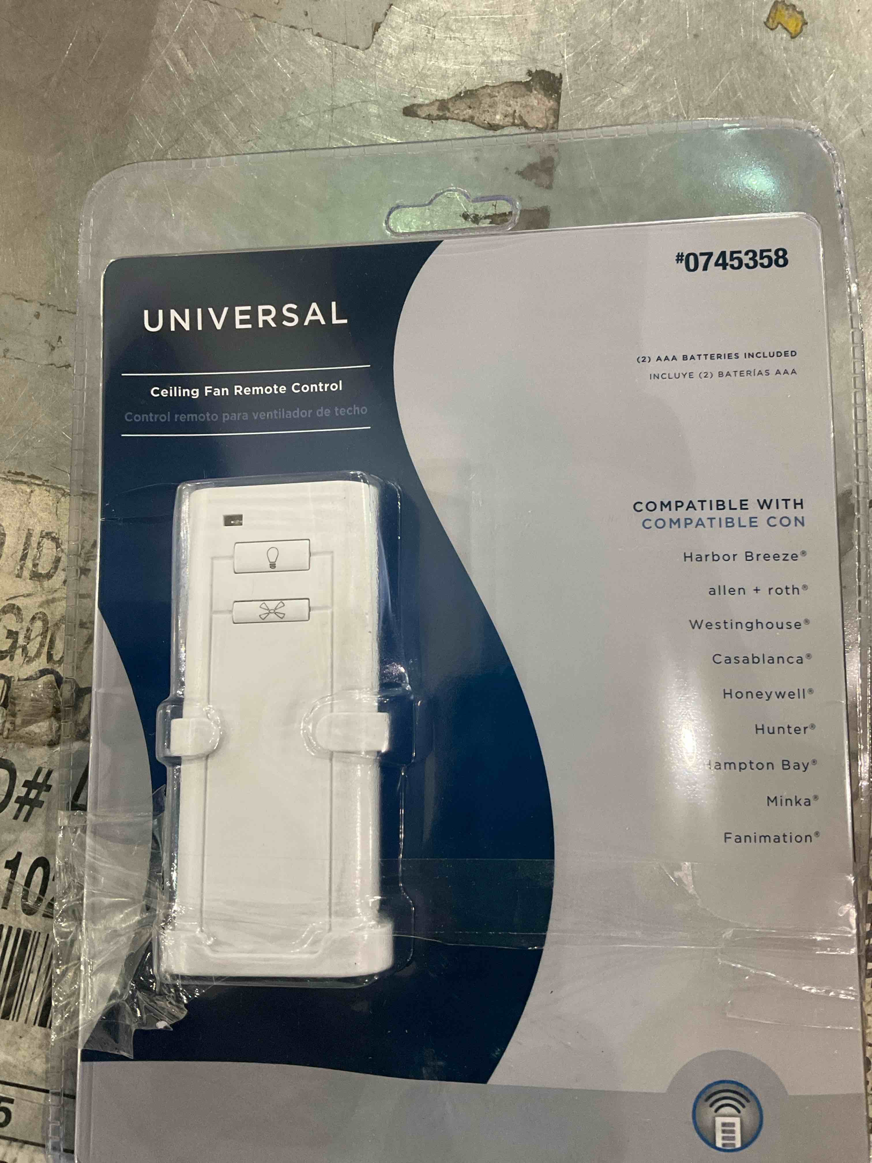 Harbor Breeze Ceiling Fan Remote Control 