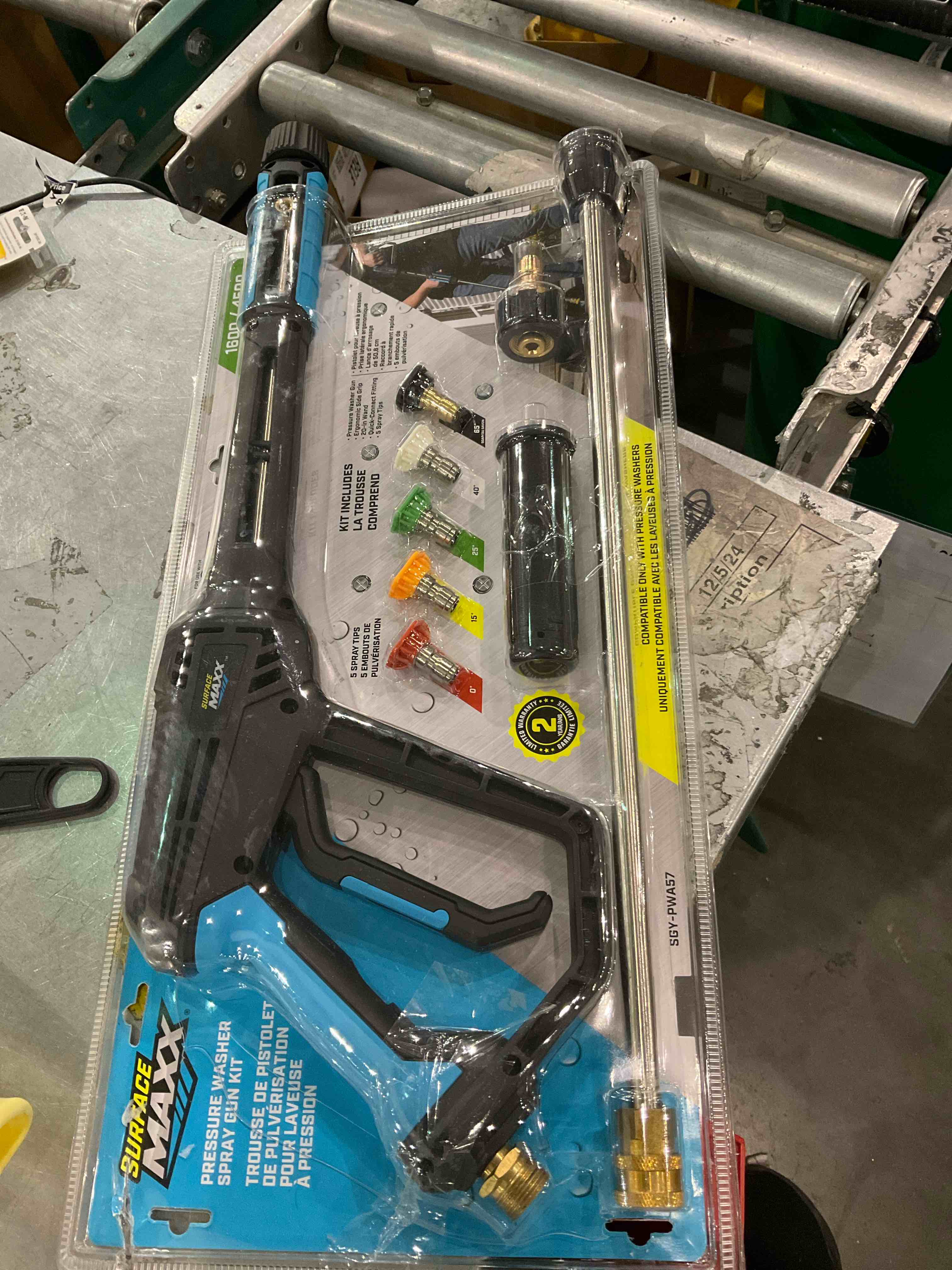  Pressure Washer & Spray Gun Kit 