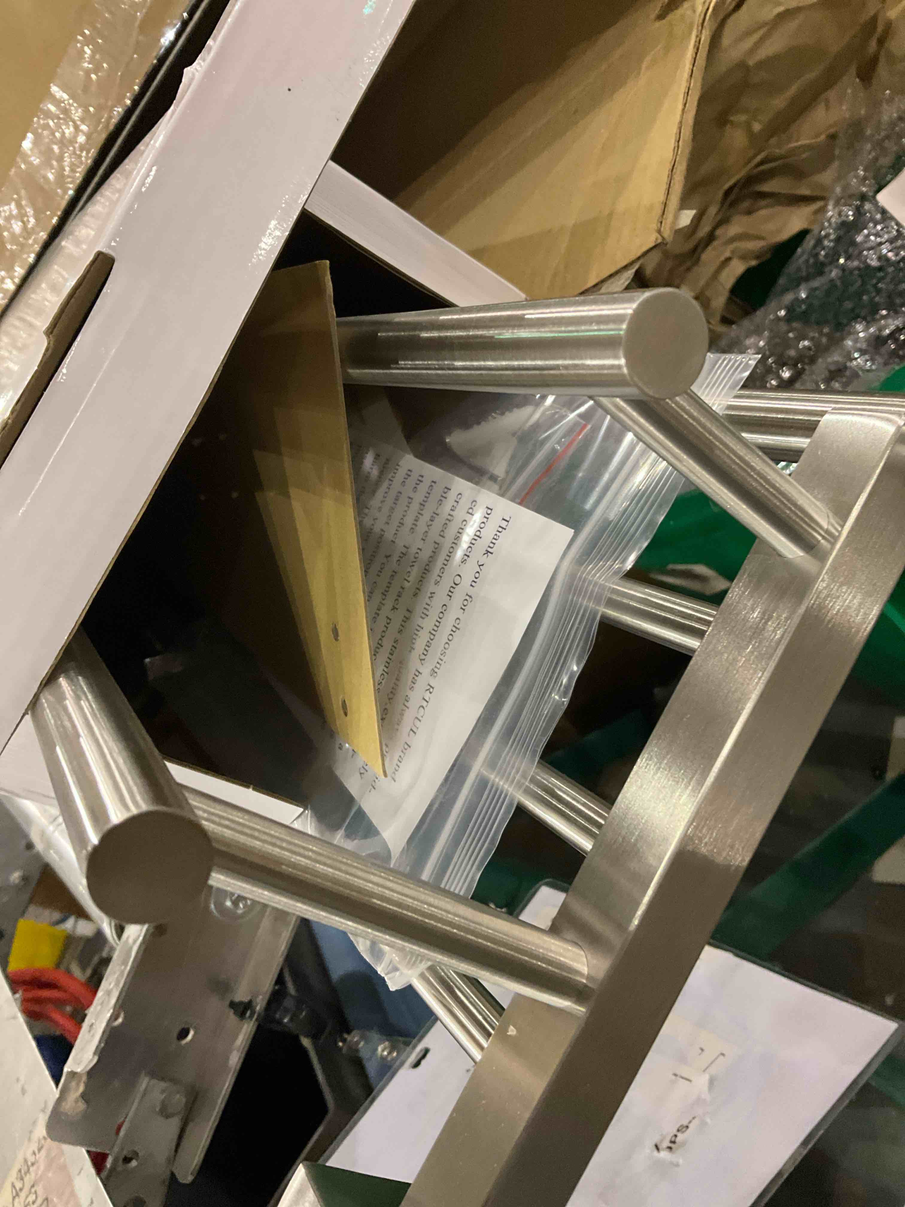 RTCUL Bathroom Towel Rack with Double Towel Bar 32 Inch Brushed Nickel Bathroom Hotel Shower Shelf SUS304 Stainless Steel Modern Wall Mounted Holder