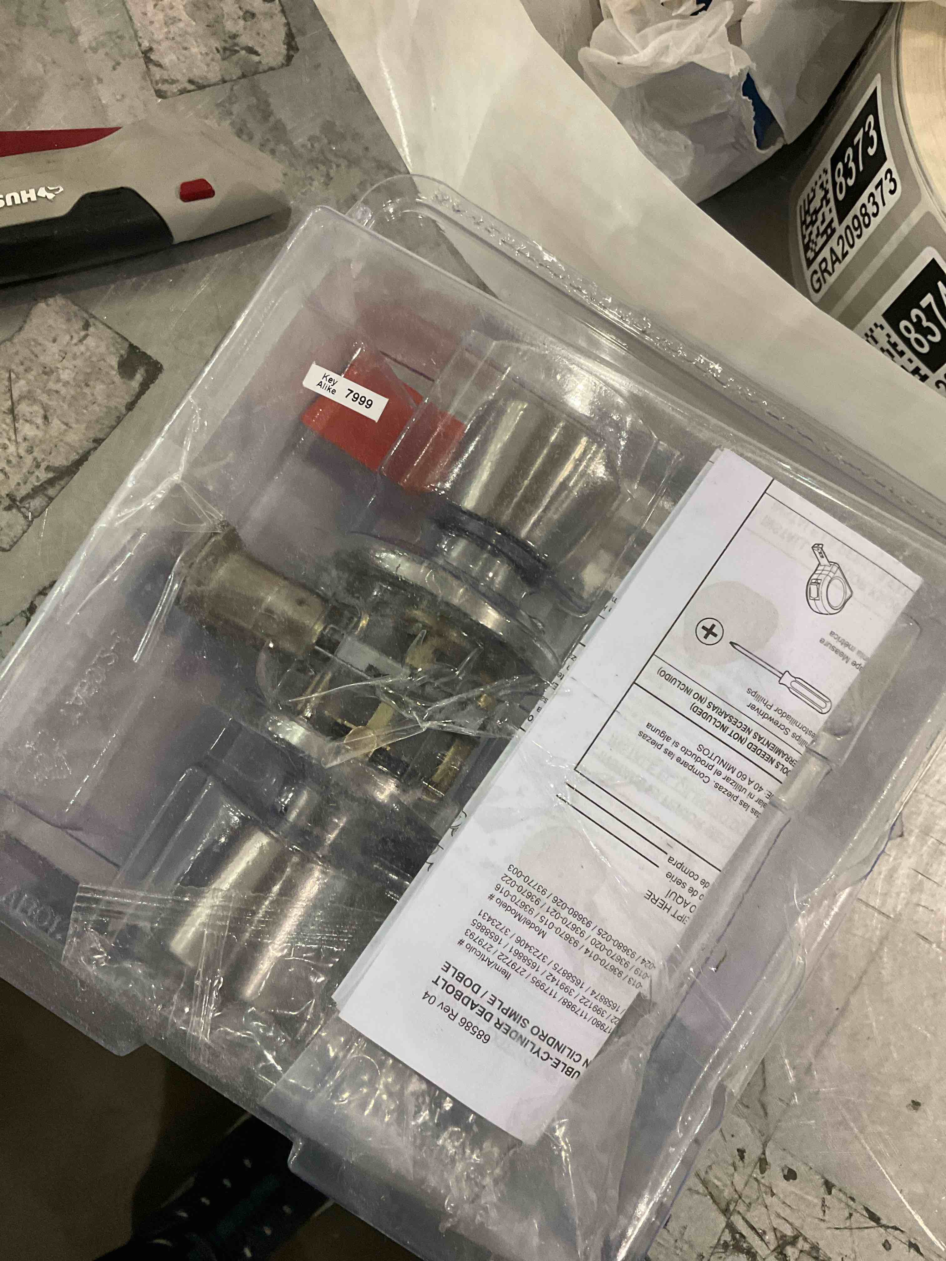 Condition photo showing As Is for keyed knob