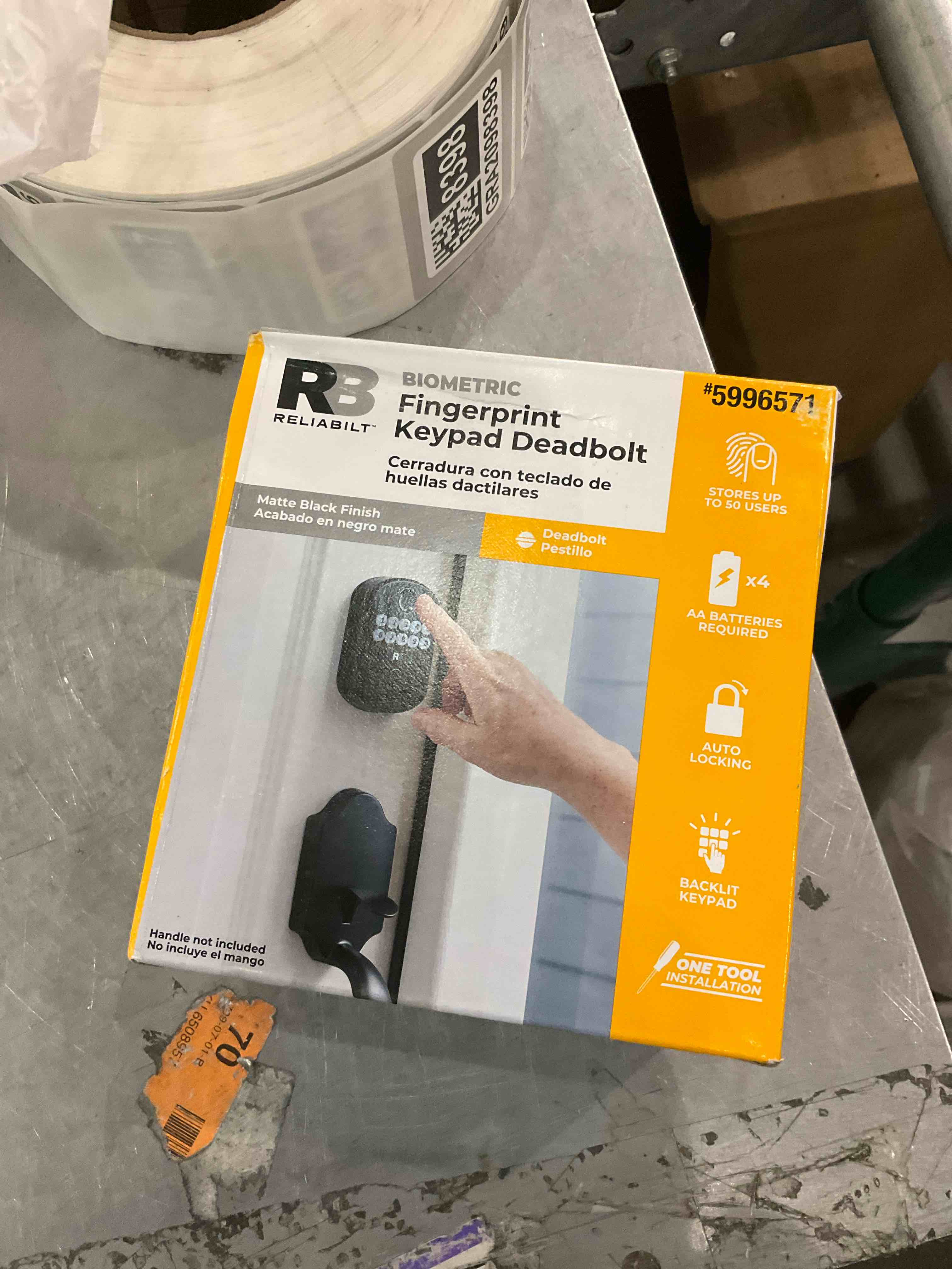 fingerprint keypad deadbolt