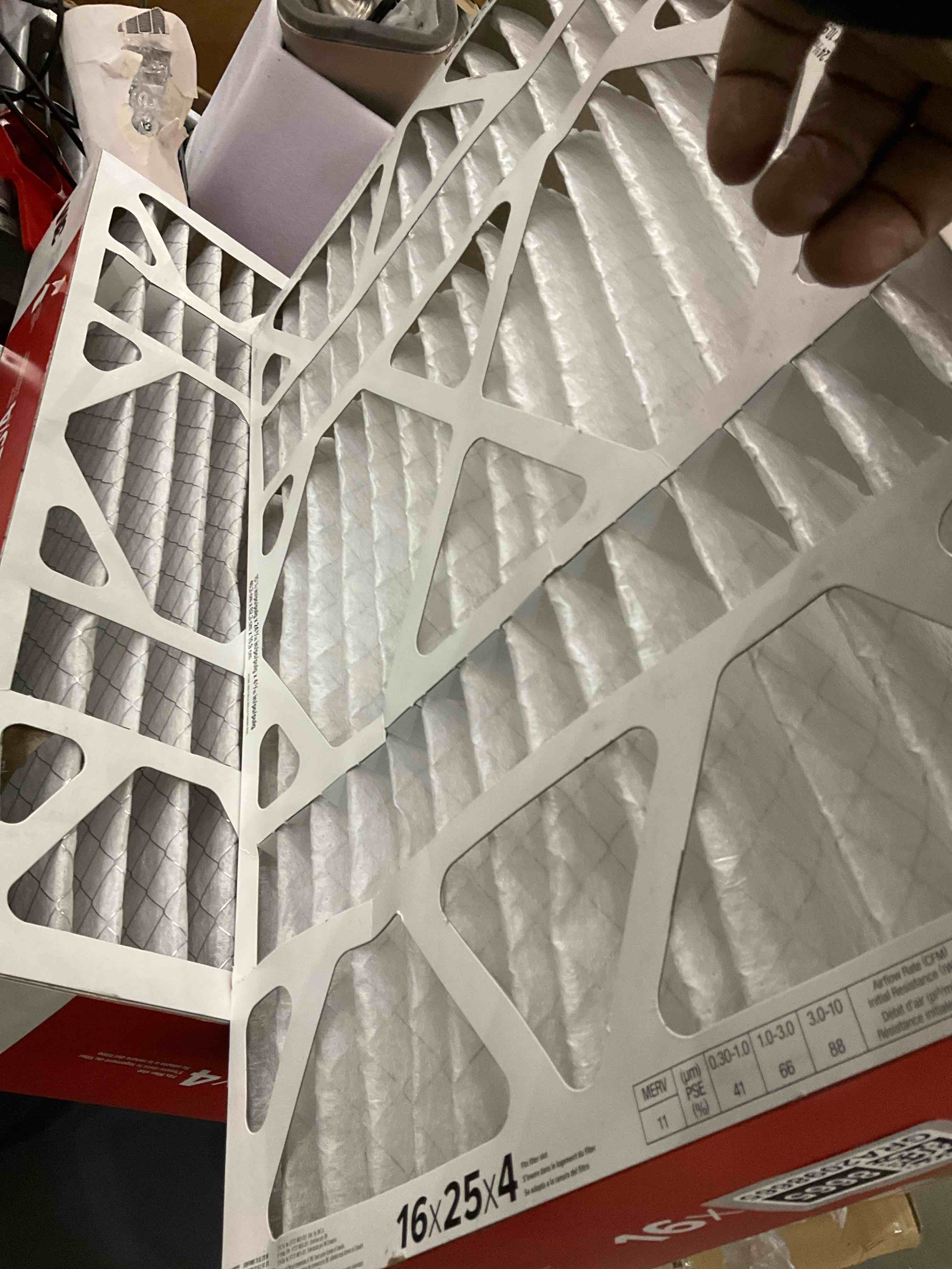 Condition photo showing As Is for 16x25x4 filter