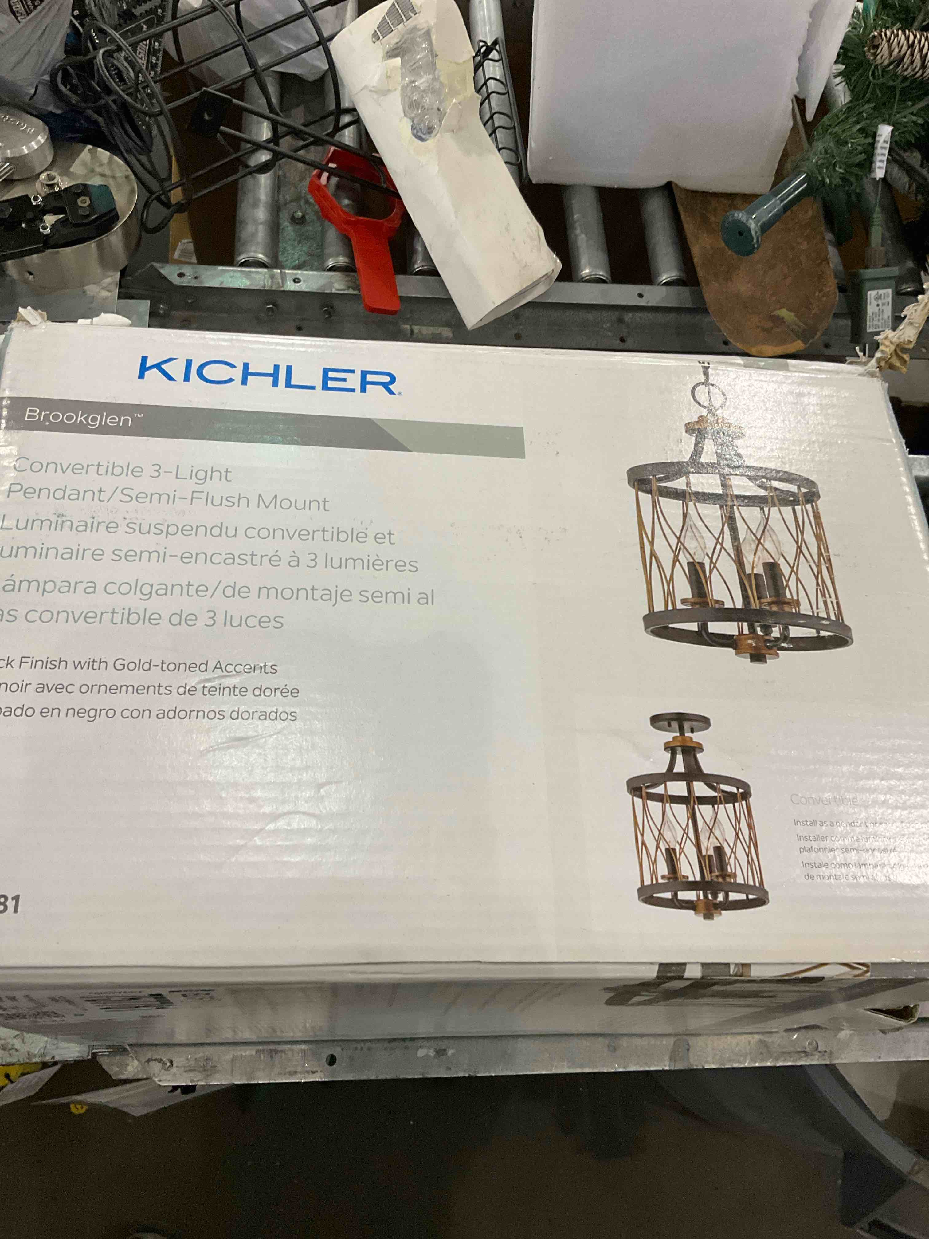 convertible 3-light pendant 