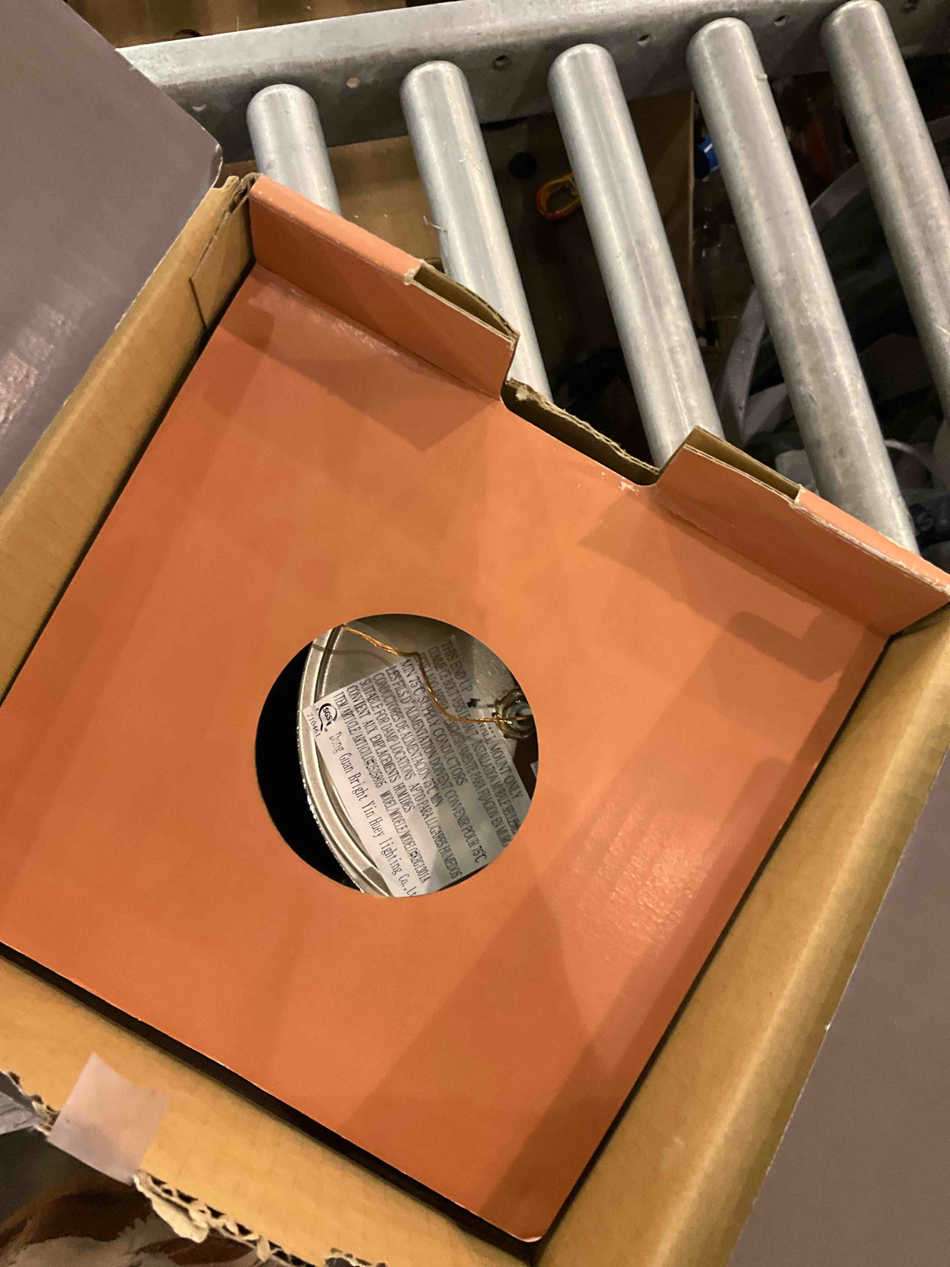 Condition photo showing As Is for vanity light