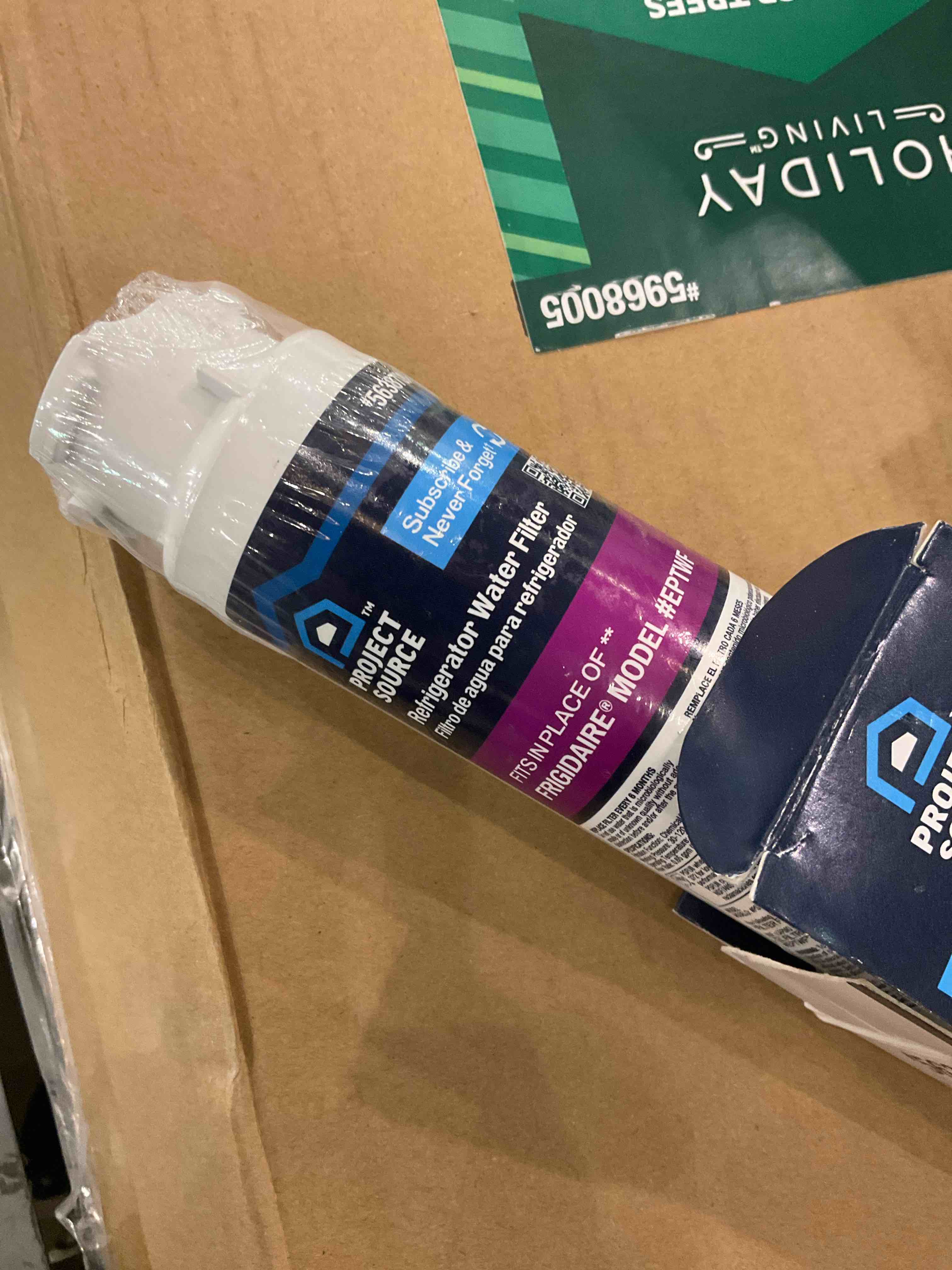 Condition photo showing As Is for water filter