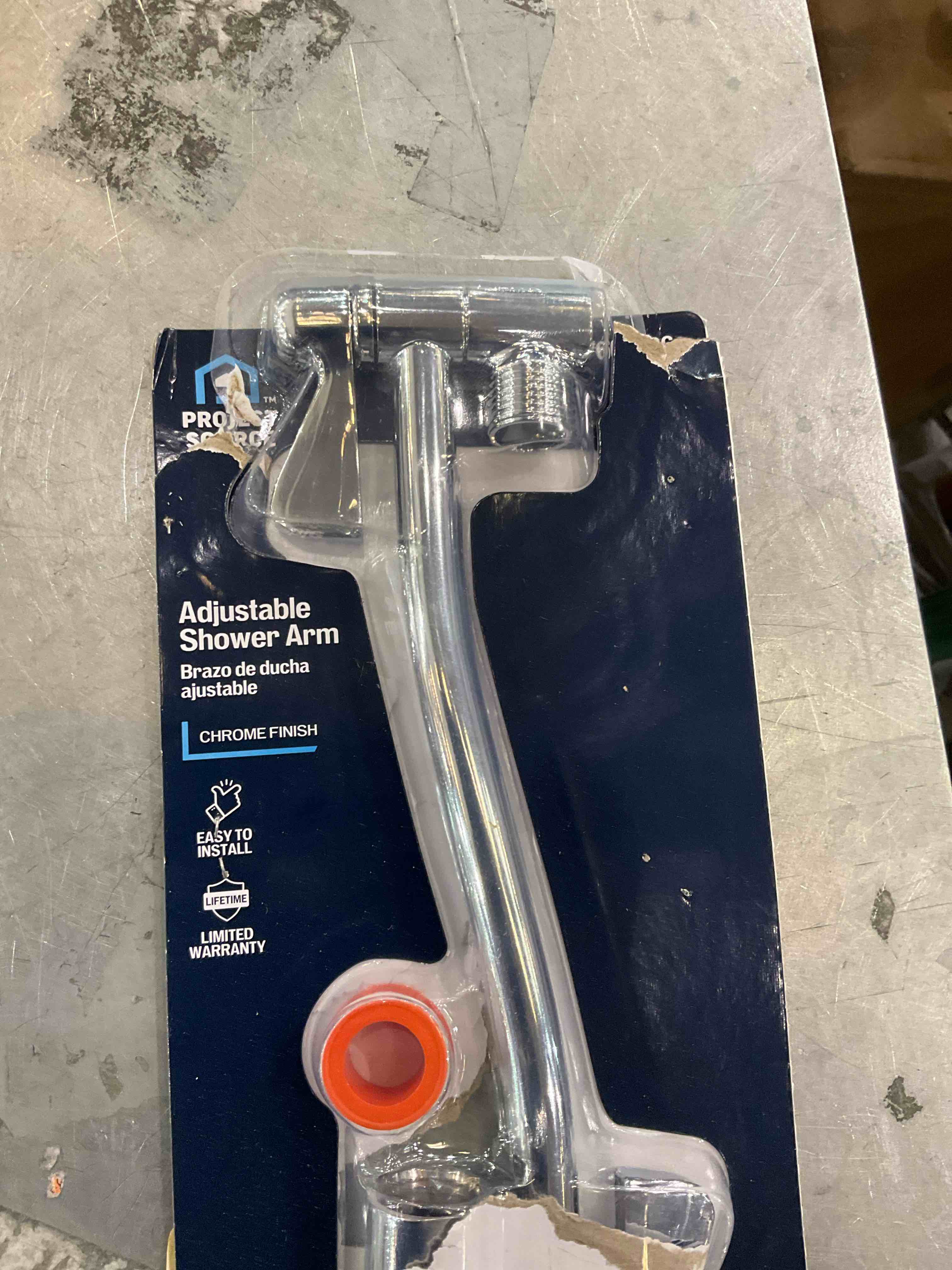 Condition photo showing As Is for adjustable shower arm