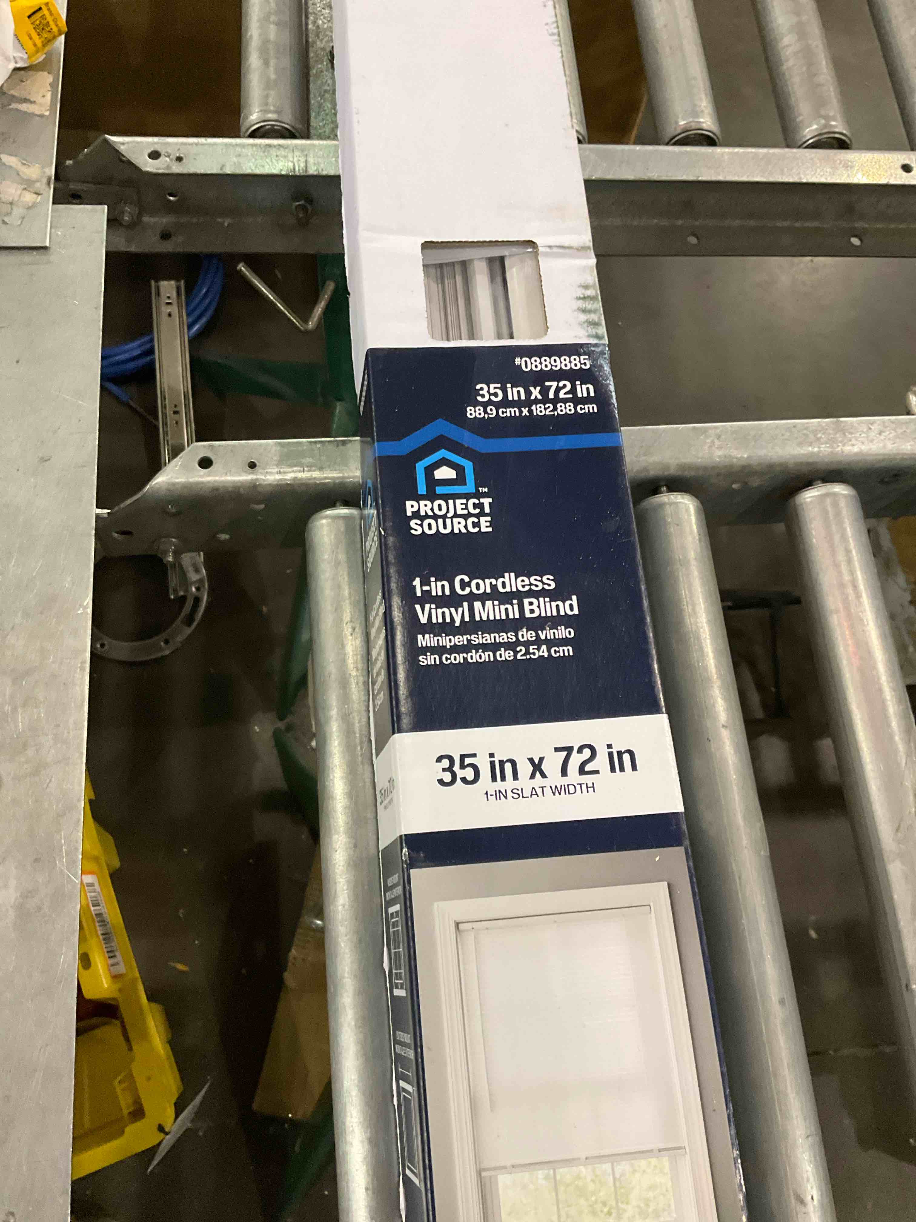 cordless vinyl mini blind