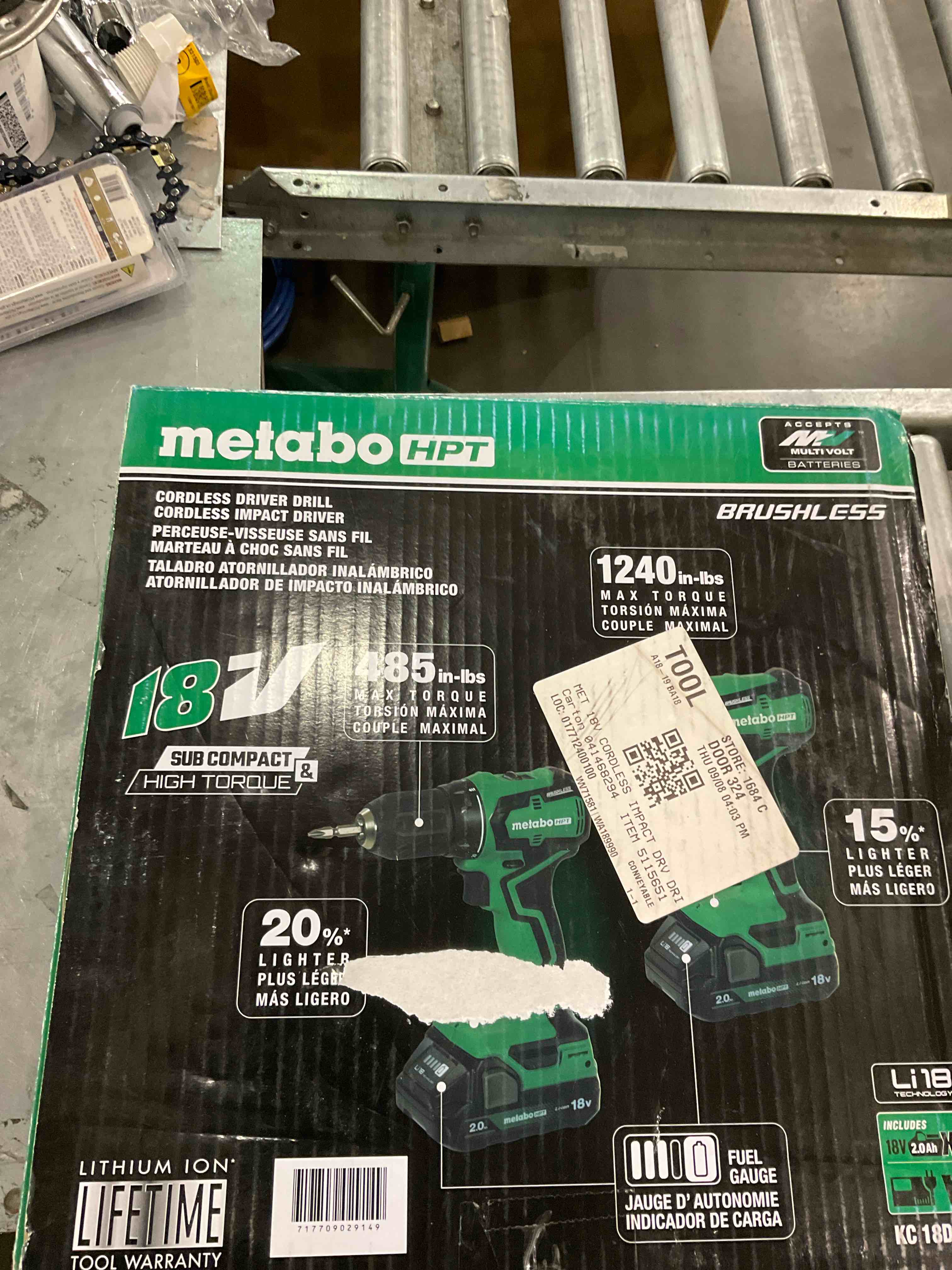 cordless driver/drill and impact driver