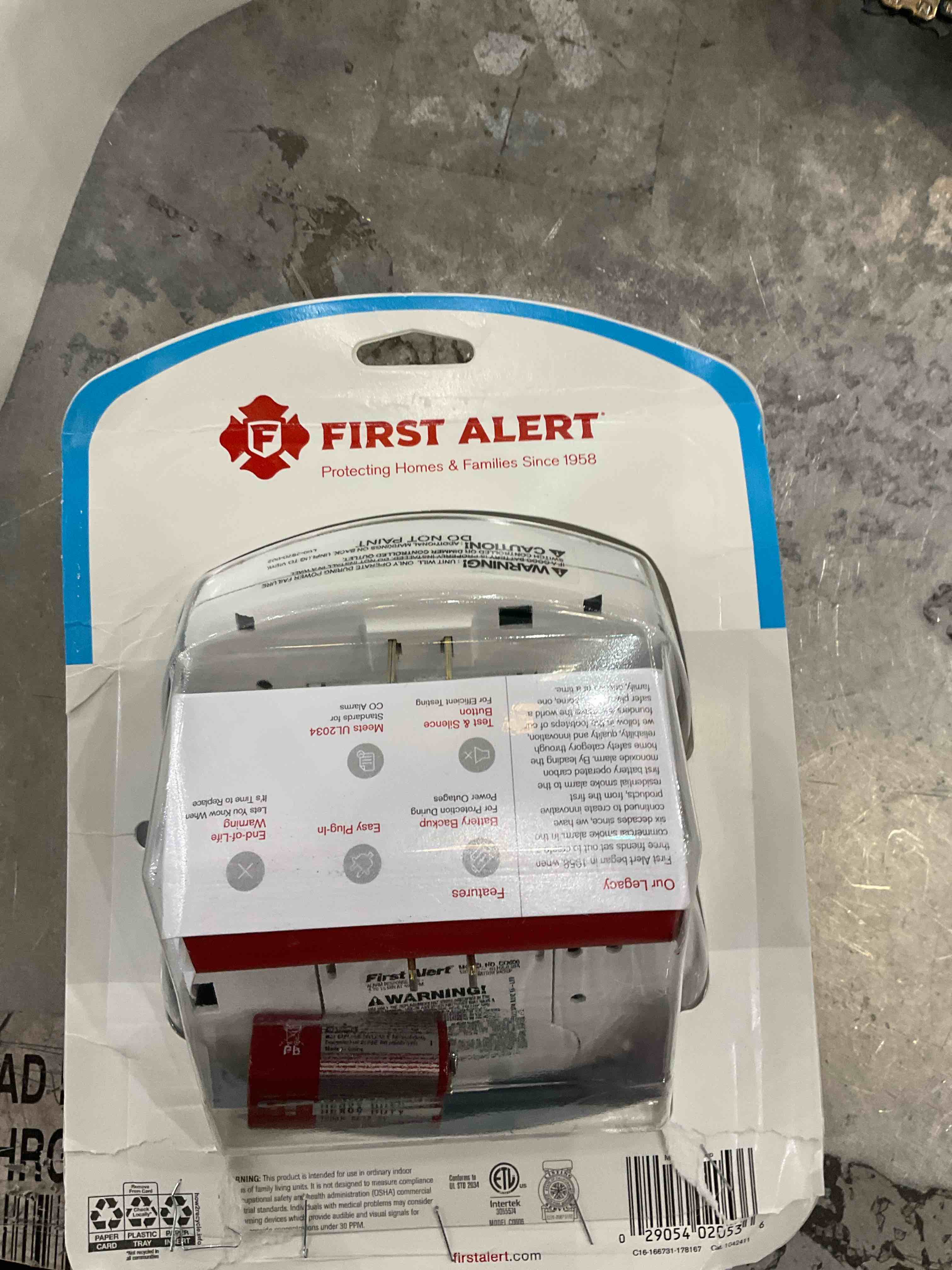carbon monoxide alarm