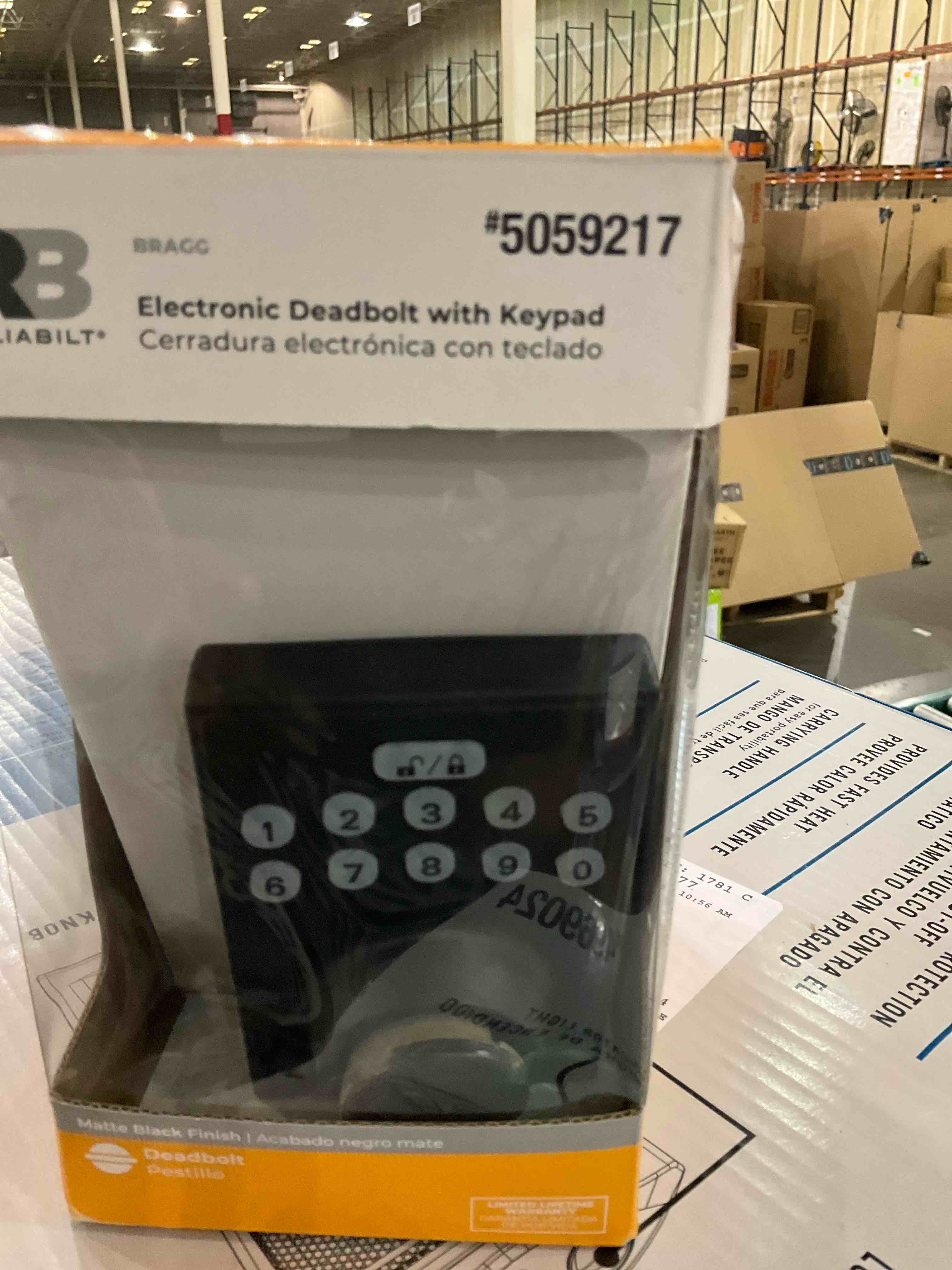 Reliabilt electronic deadbolt with keypad 