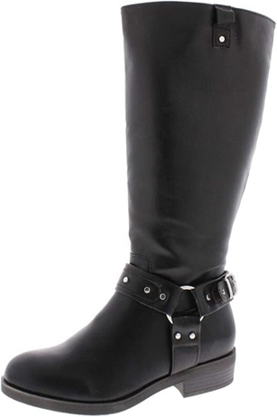 madden girl women’s wide calf riding boots 