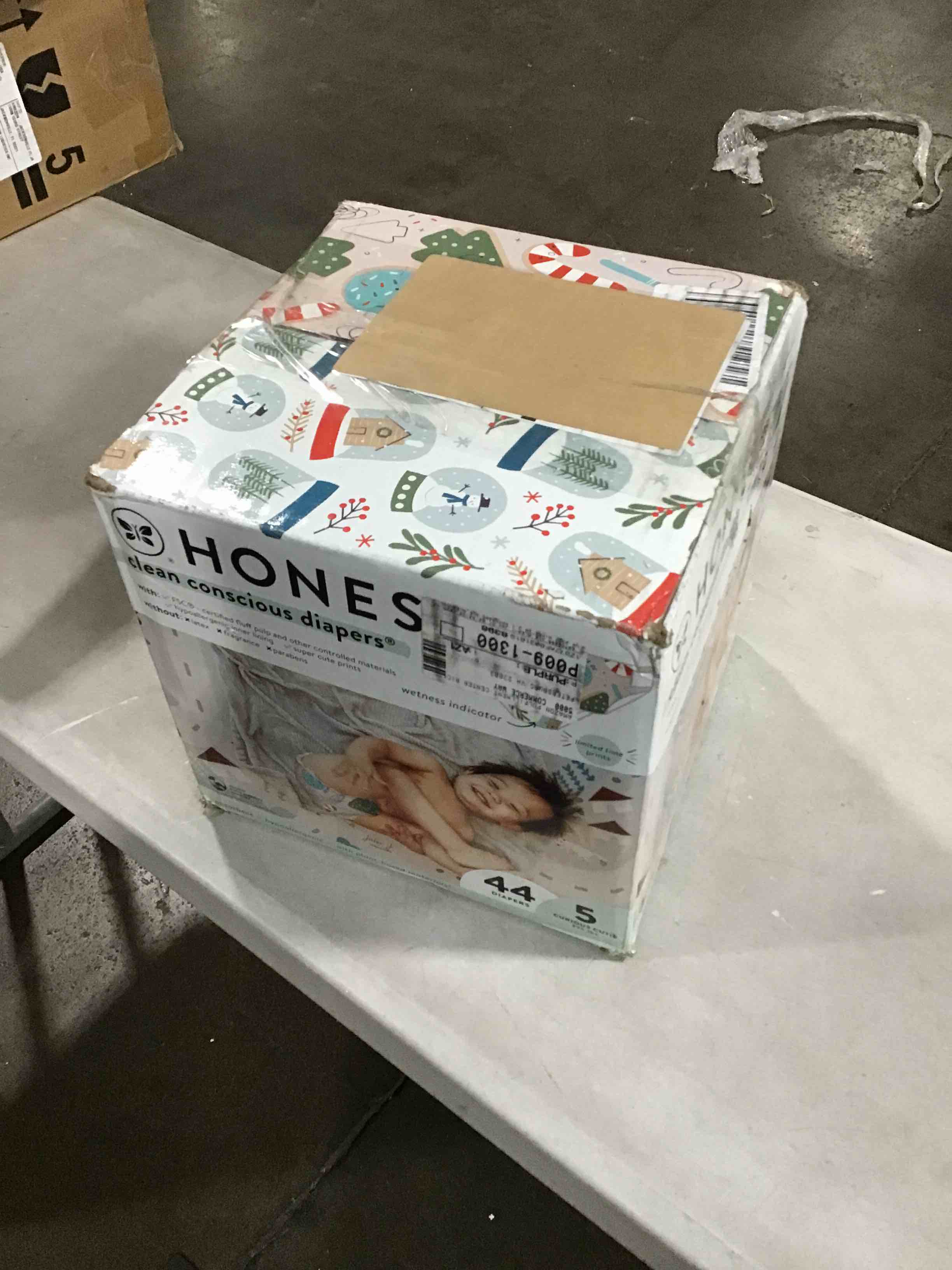 honest size 5 diapers 44 count