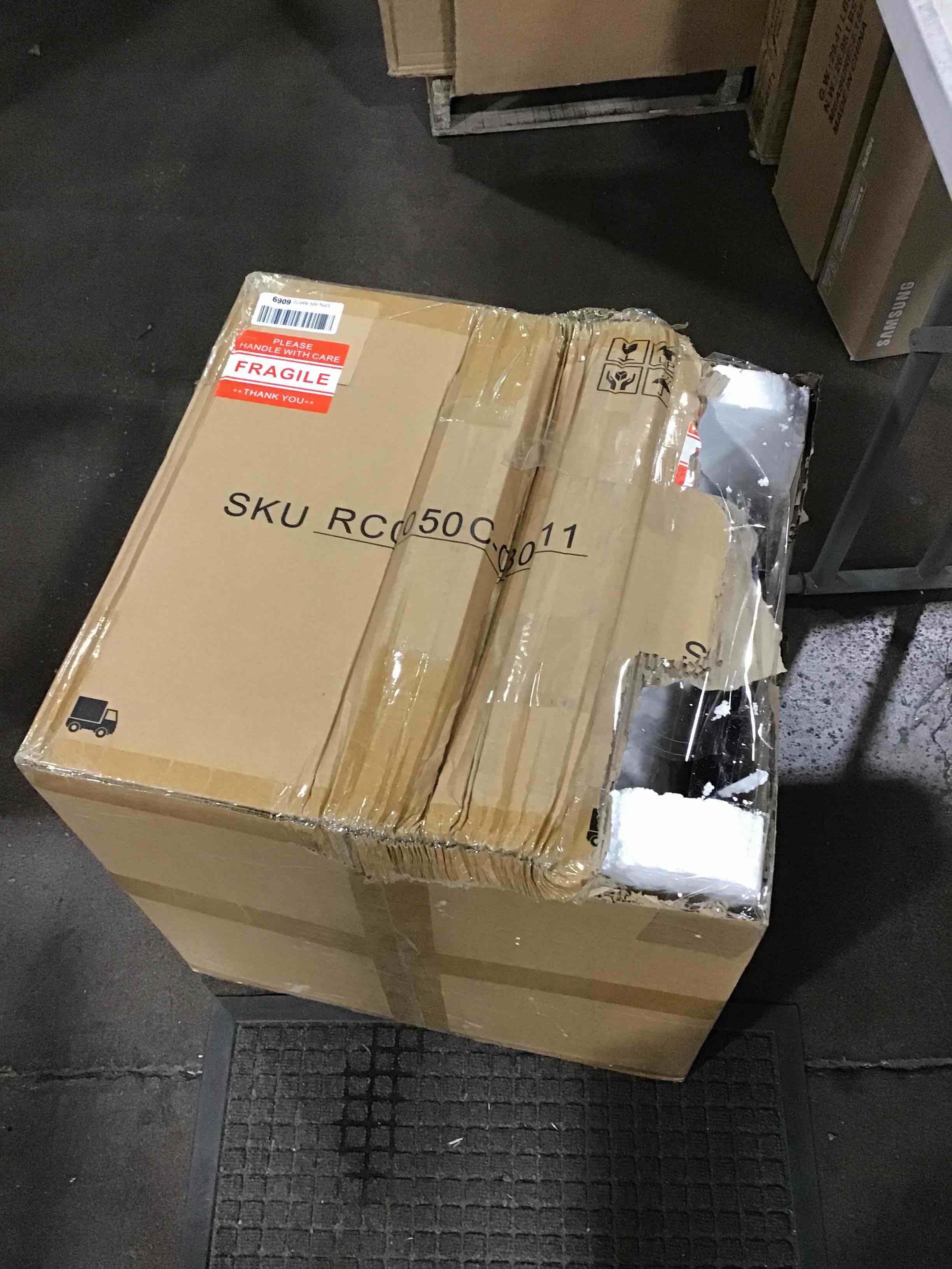 kante 18 inch round concrete planter