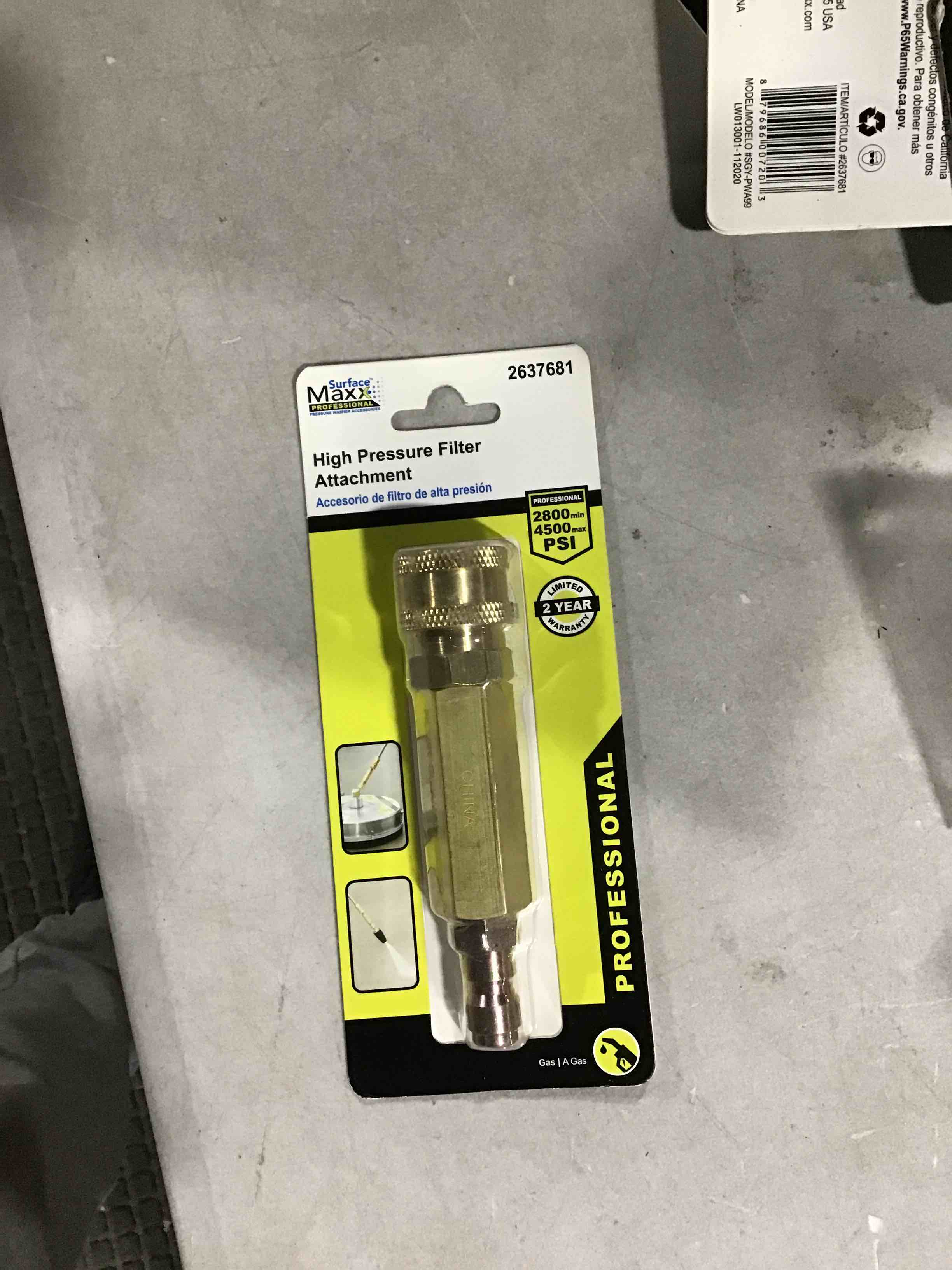 surface maxx high pressure filter attachment 