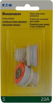 20A plug fuses