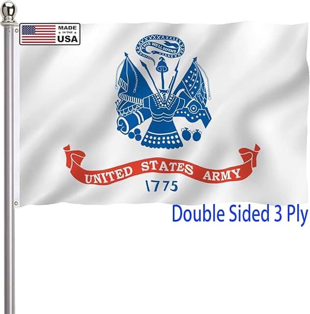 2 1/2 x 4 ft army printed banner