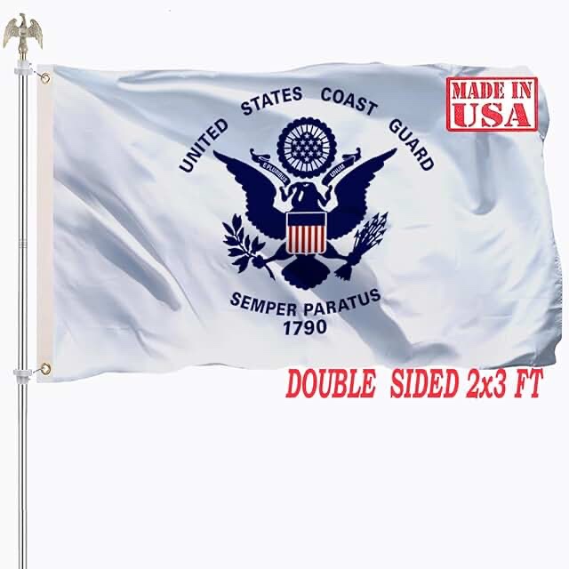 2 1/2 x 4 ft coast guard printed banner