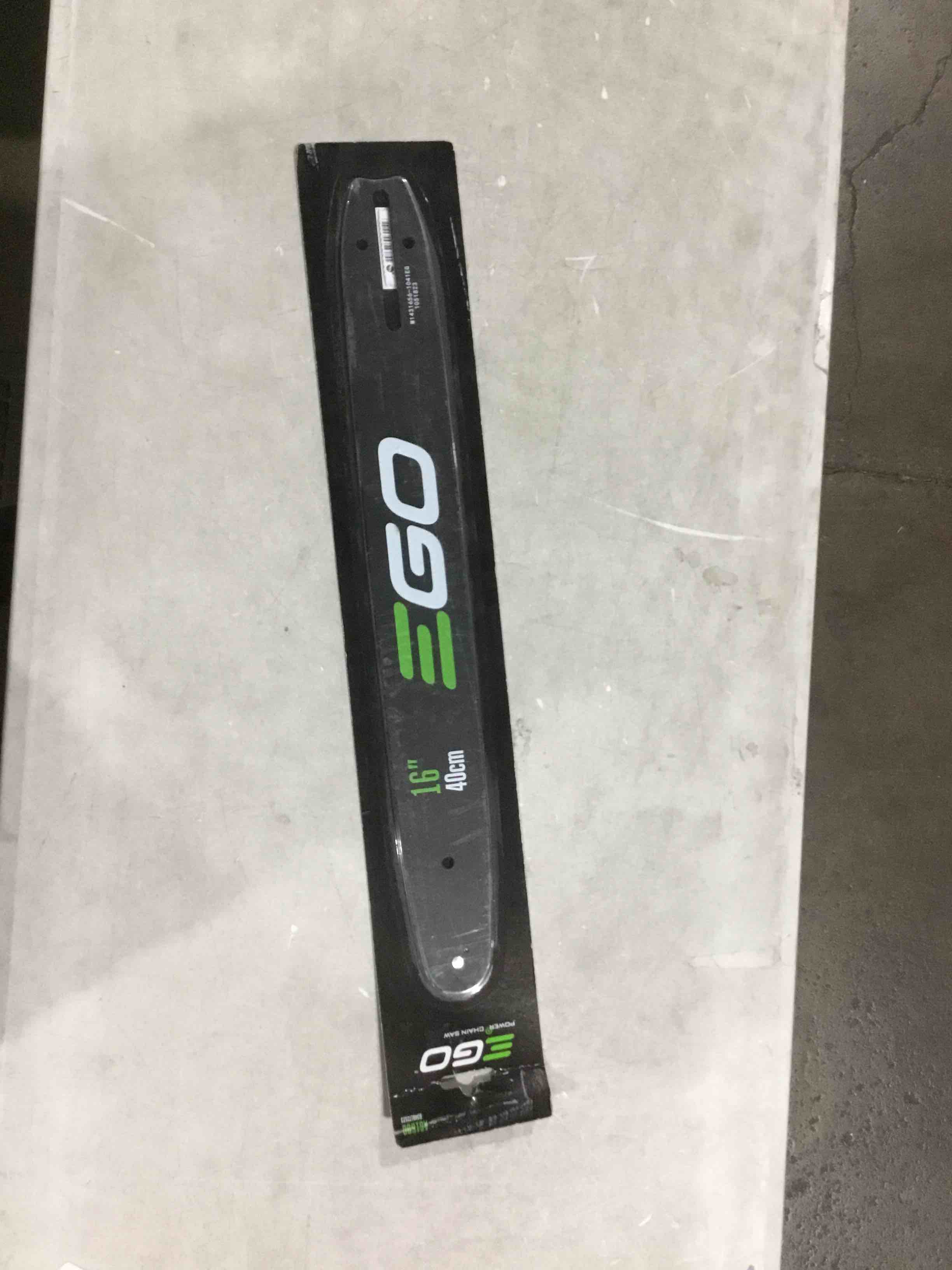 EGO 16 in chainsaw bar