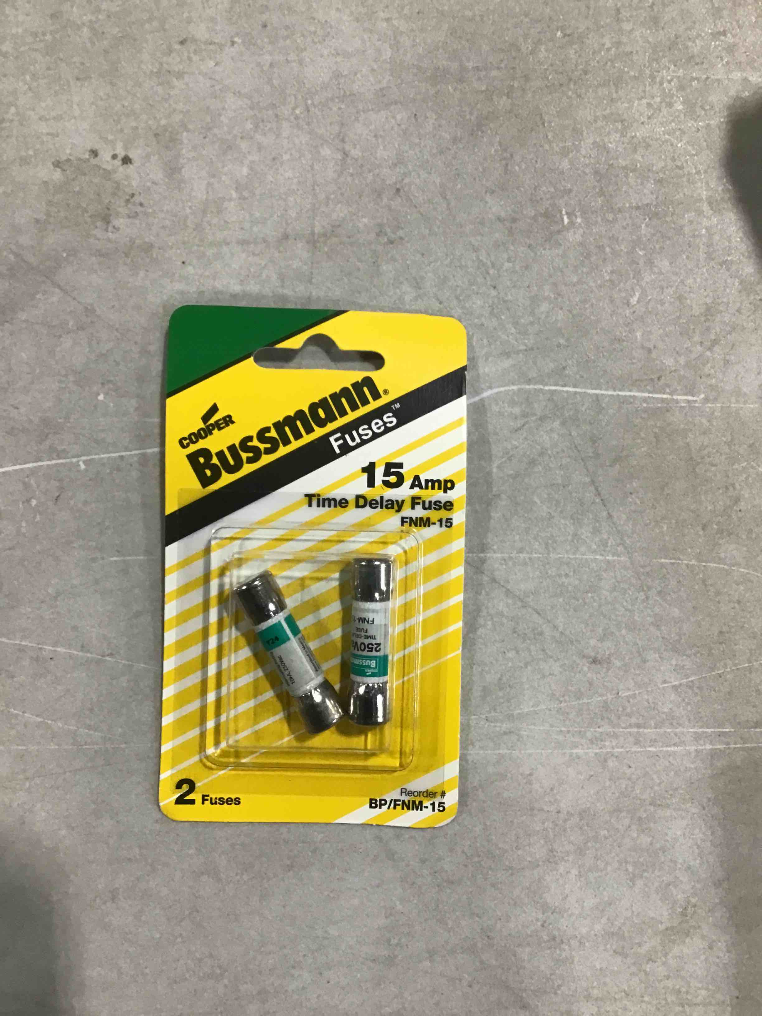 Bussman 15 amp fuse
