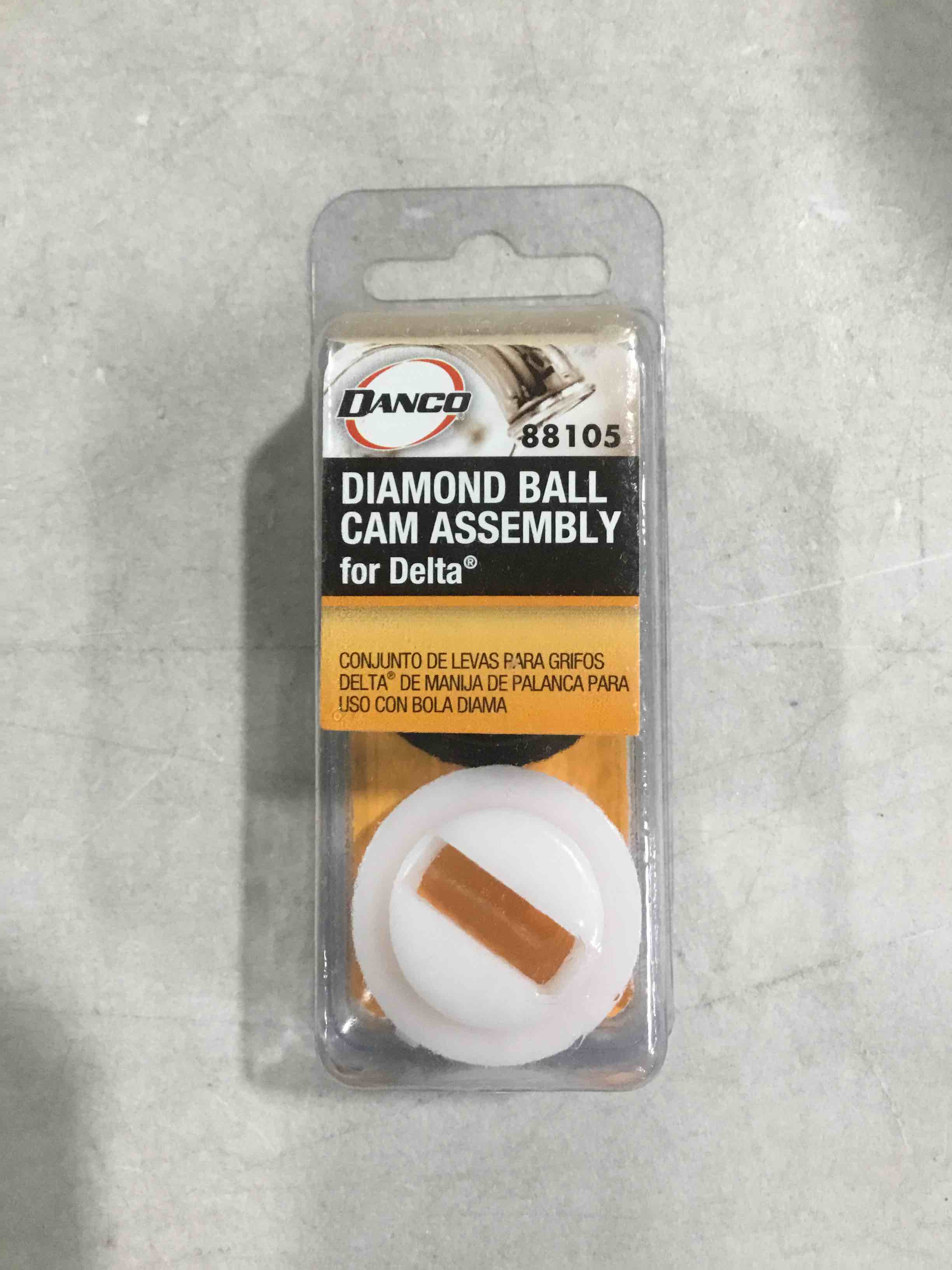 Condition photo showing As Is for diamond ball cam assembly for Delta Danco