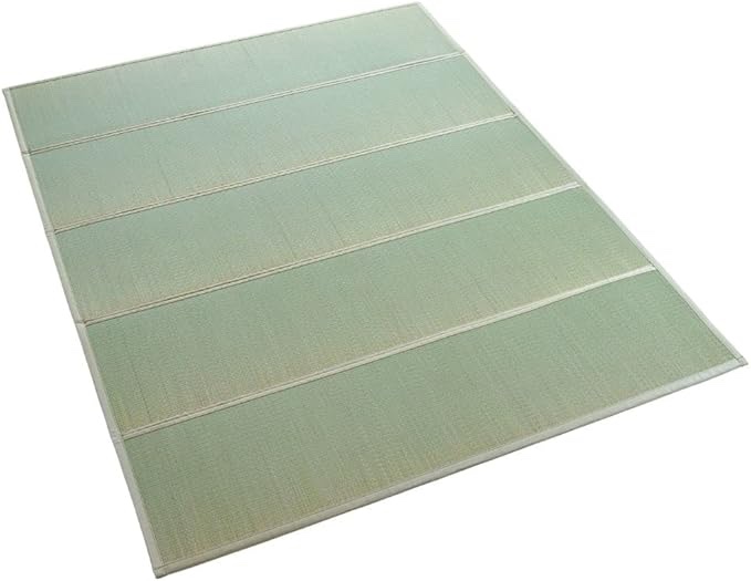 BJDesign Japanese Tatami Mat (Igusa Mattress), Foldable, Rush Grass, Floor Sleeping Japanese Futon Mattress Meditation Yoga Zen (Queen