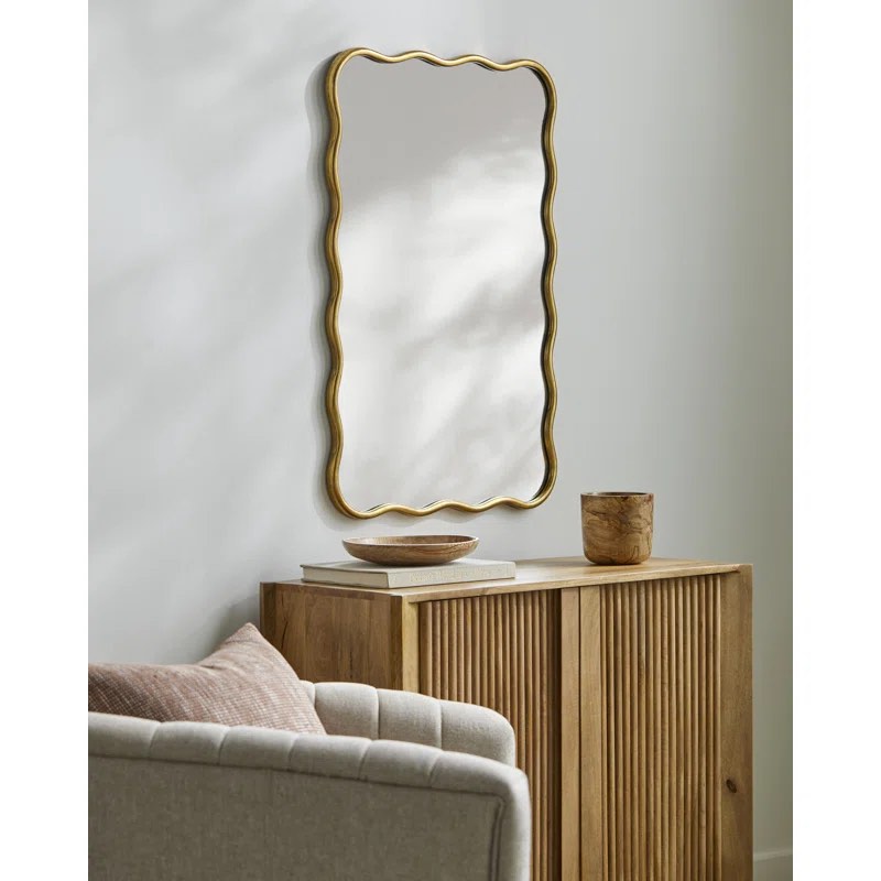 Berryville Metal Scalloped Mirror