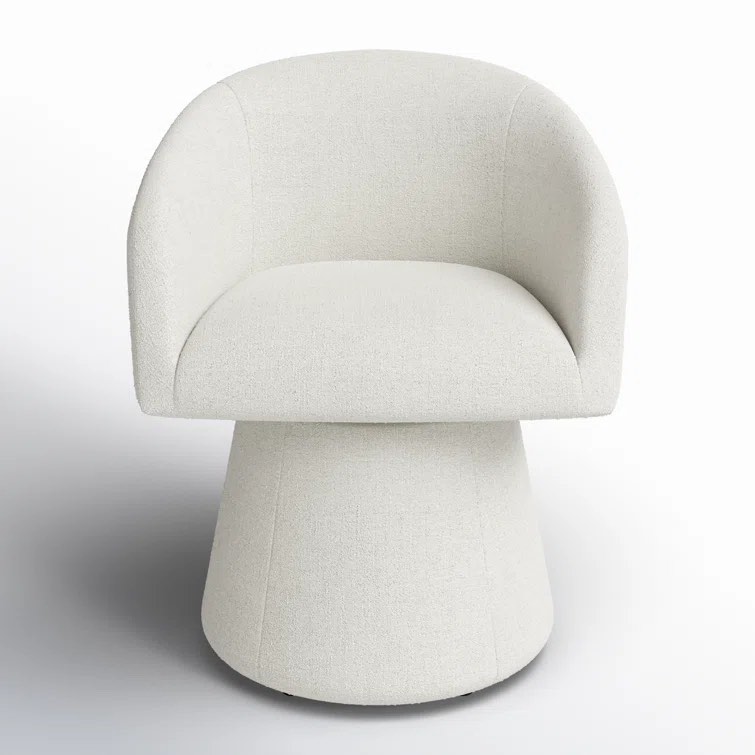 Kyo Chenille Upholstered Barrel Chair