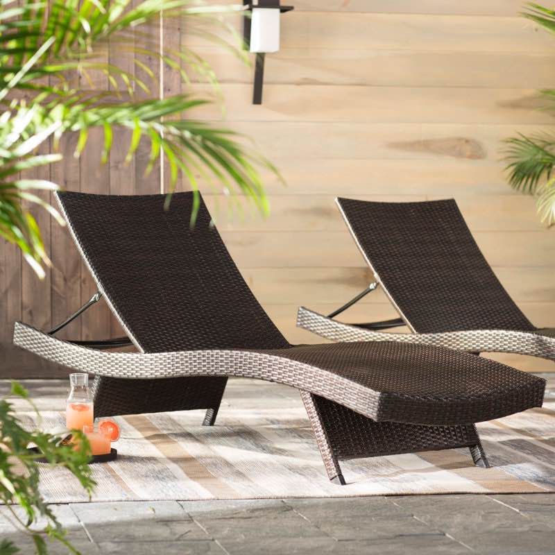 Billur 79.25'' Long Reclining Chaise Lounge Set