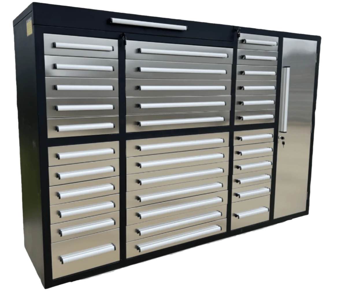 7ft storage cabinet 35 drawers and 1 cabinet