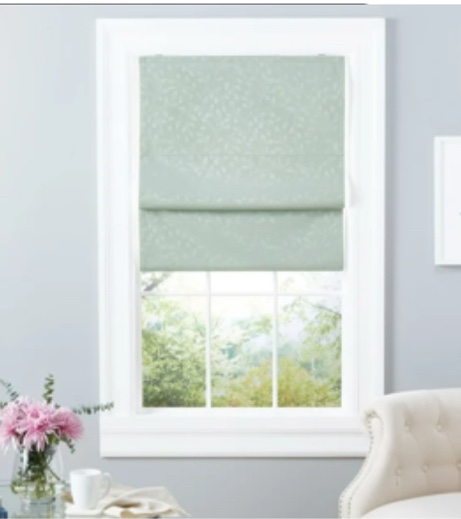 exclusive home bolan botanical total blackout roman shade 