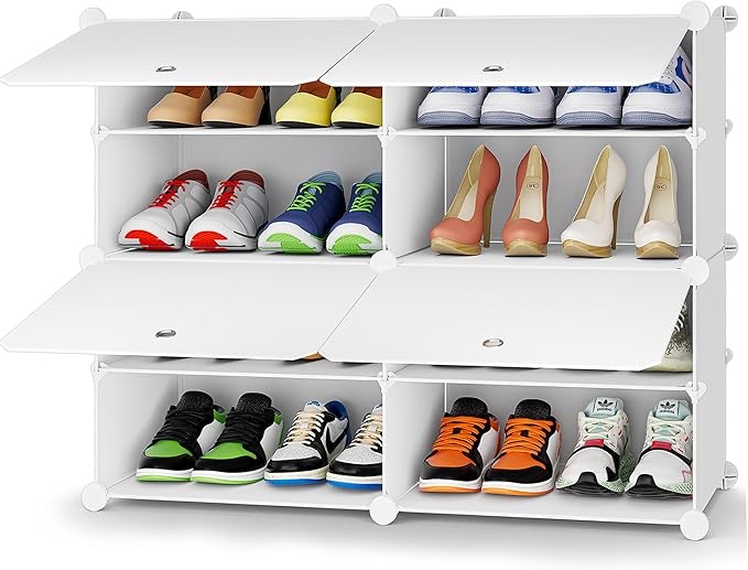 16 Pair Shoe Storage Cabinet