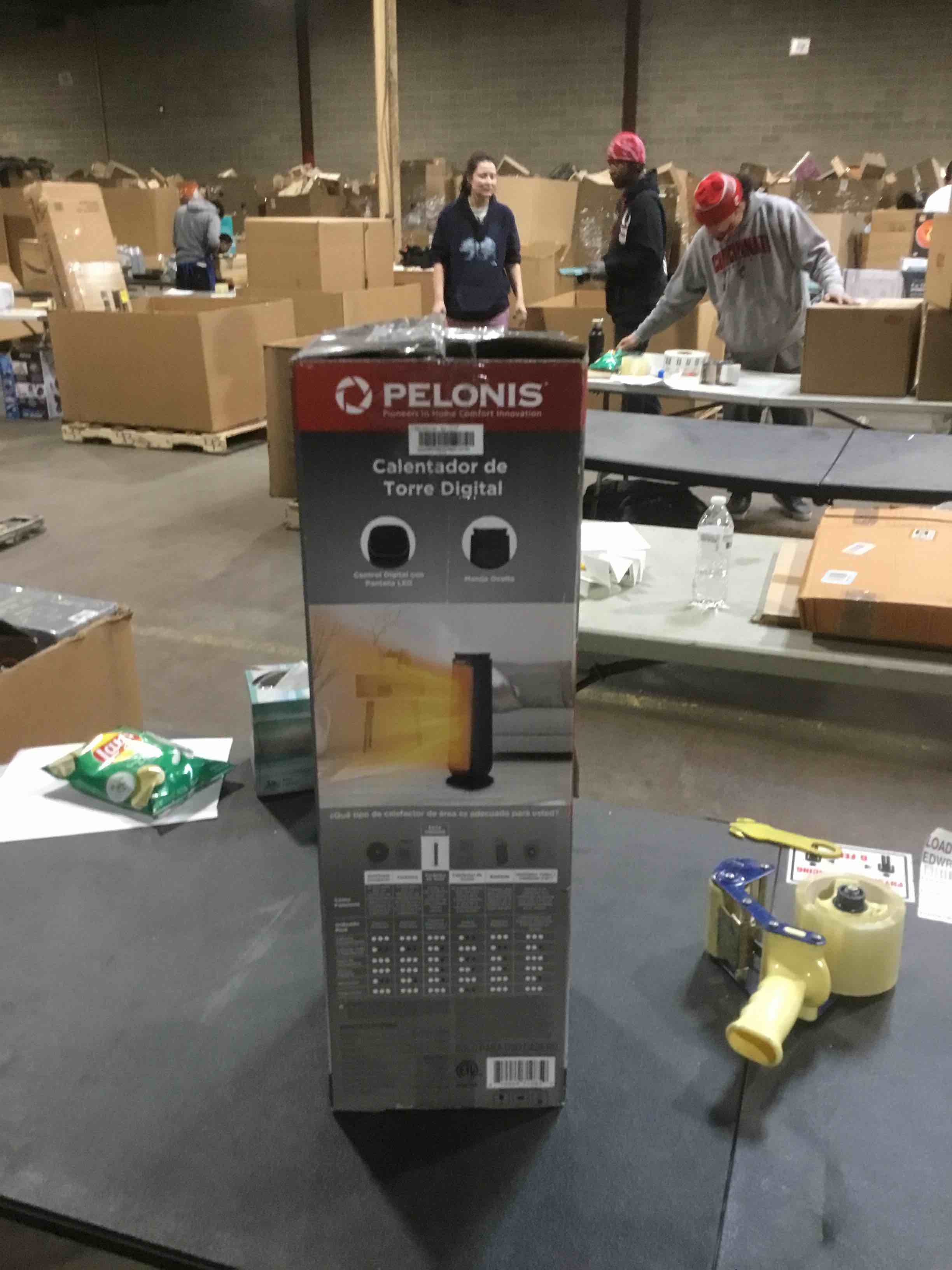 1500-Watt 23 in. Digital Tower Indoor Ceramic Heater Quiet Operation w/ Safety Overheat Protection and Fan Mode in Black