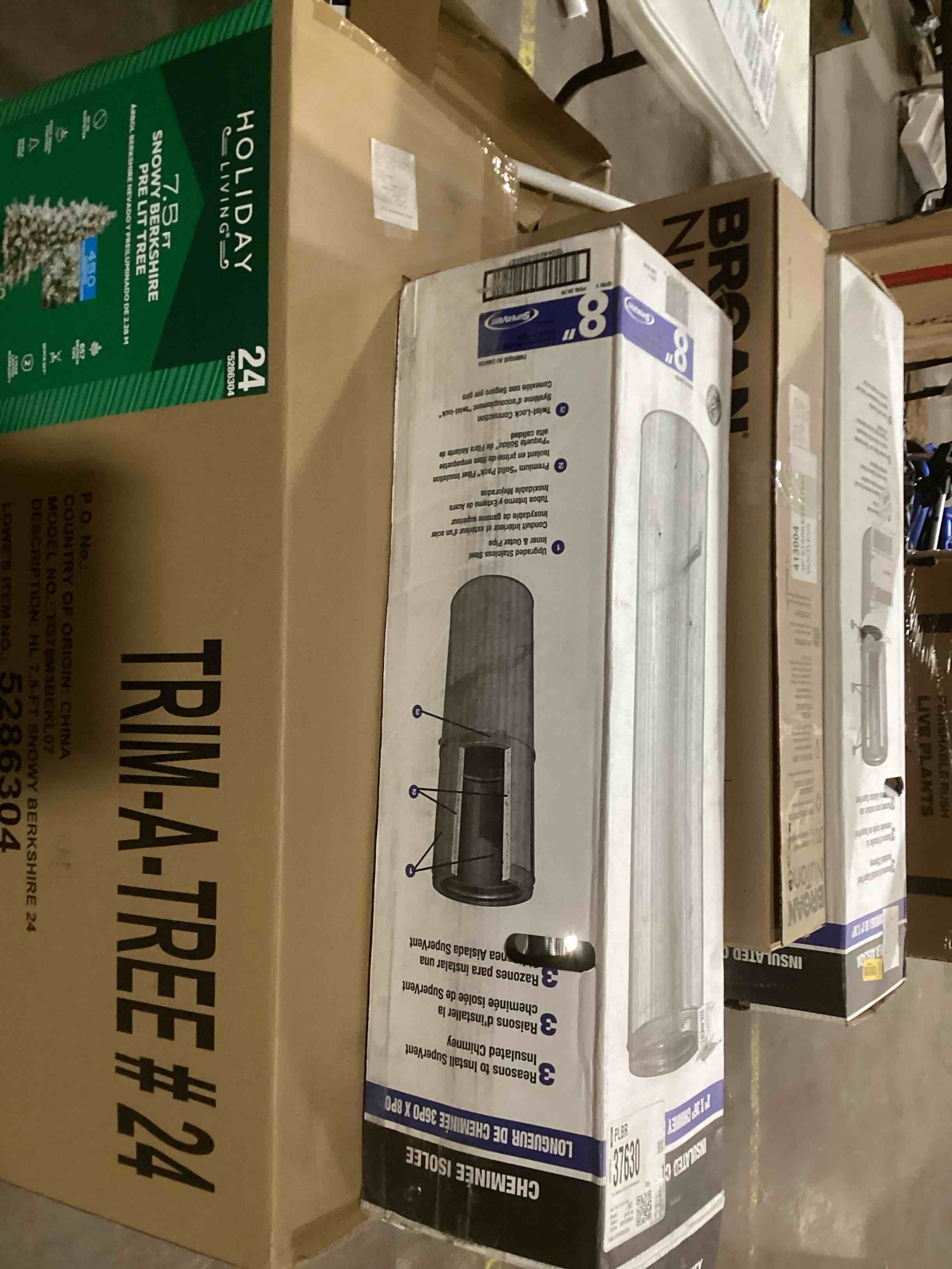 SuperVent 8-in x 36-in Stainless Steel Chimney Pipe