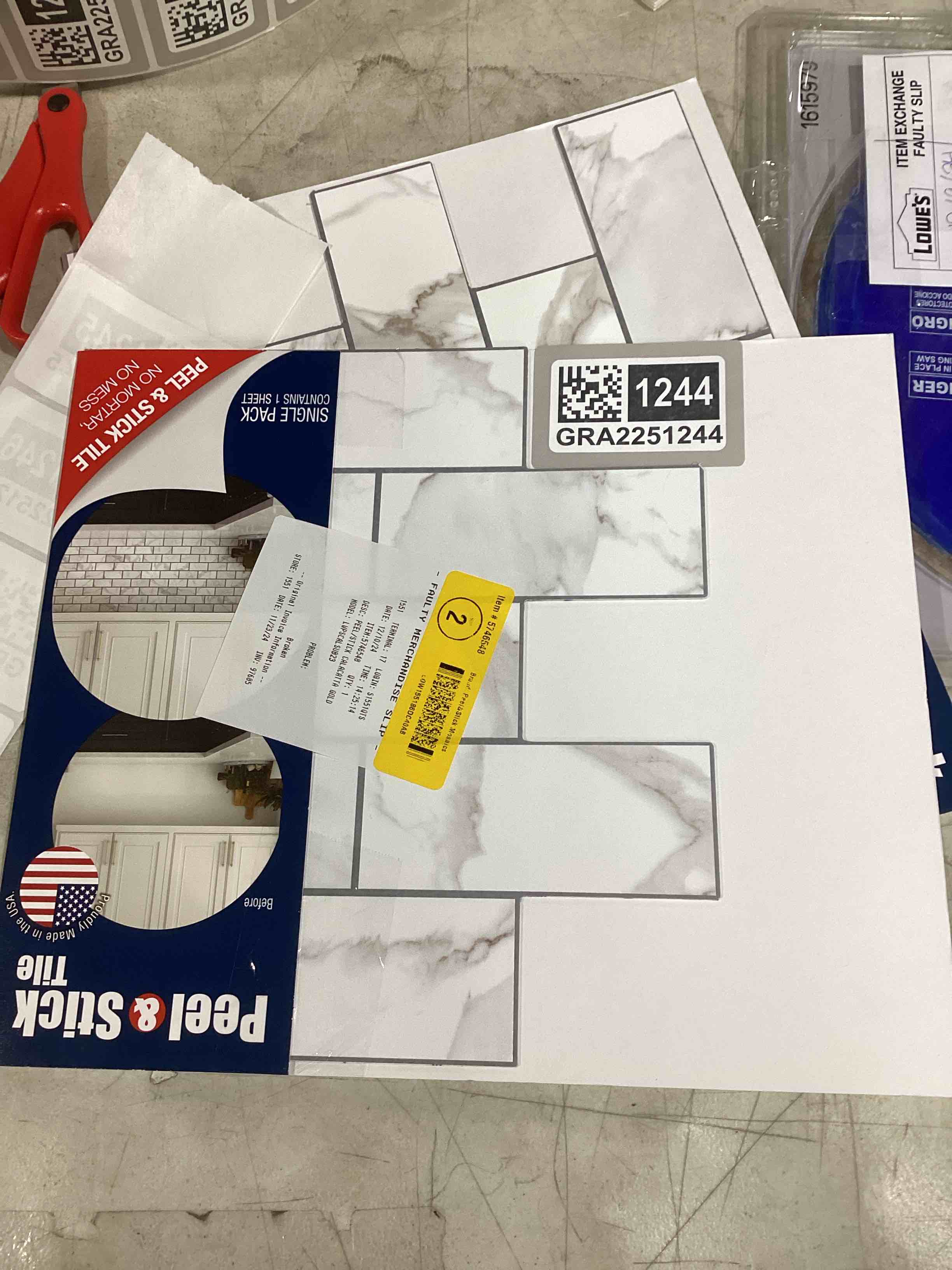 stickgoo 10-sheet peel and stick subway tile, stick on tiles backsplash for kitchen & bathroom in white (thicker design)