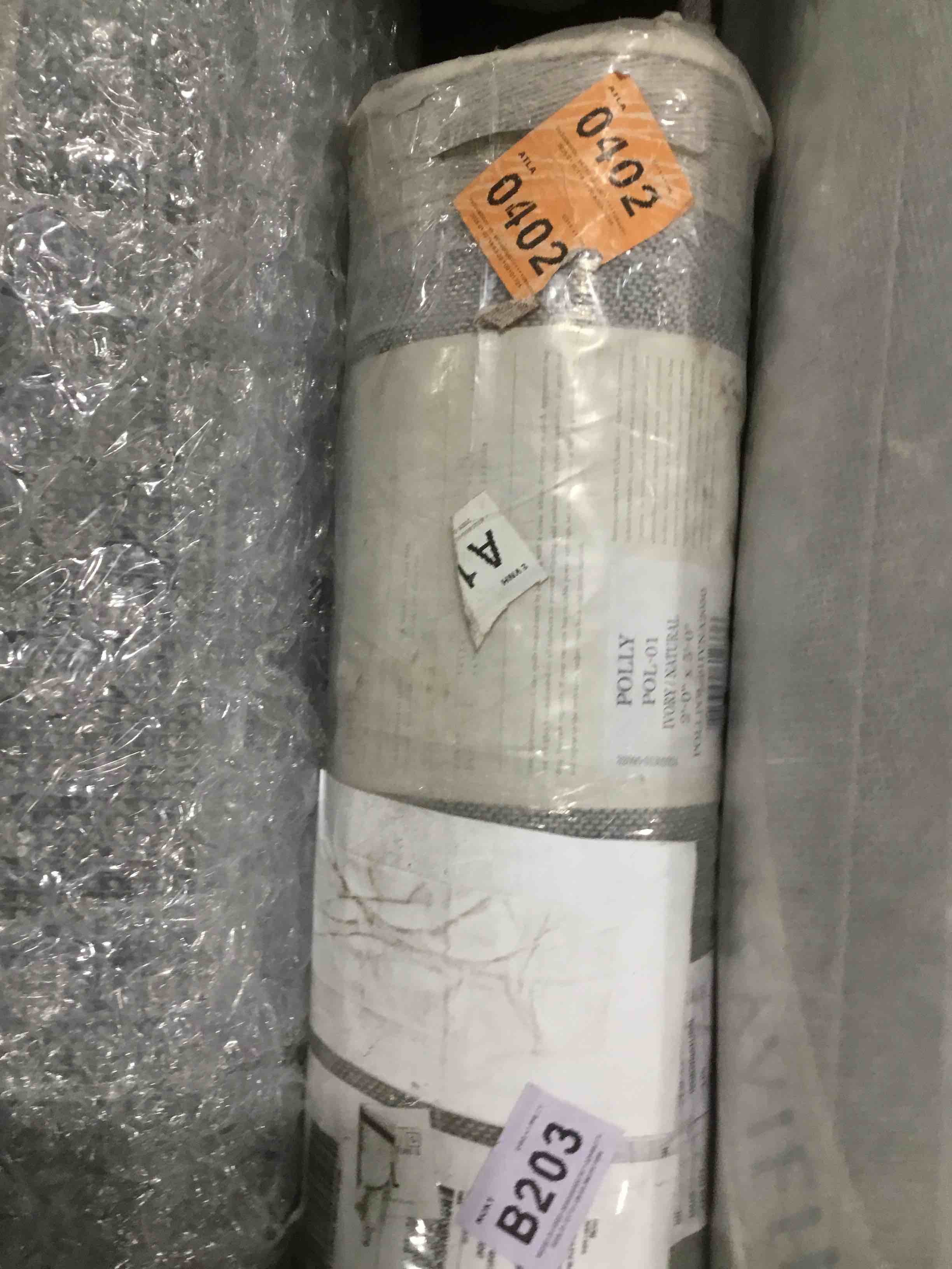 Loloi Chris Loves Julia x Polly Collection POL-01 Area Rug 5'-0" x 7'-6" Ivory/Natural Rectangular 0.38" Thick