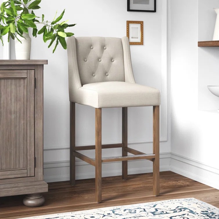 Avah upholstered bar & counter stool wayfair