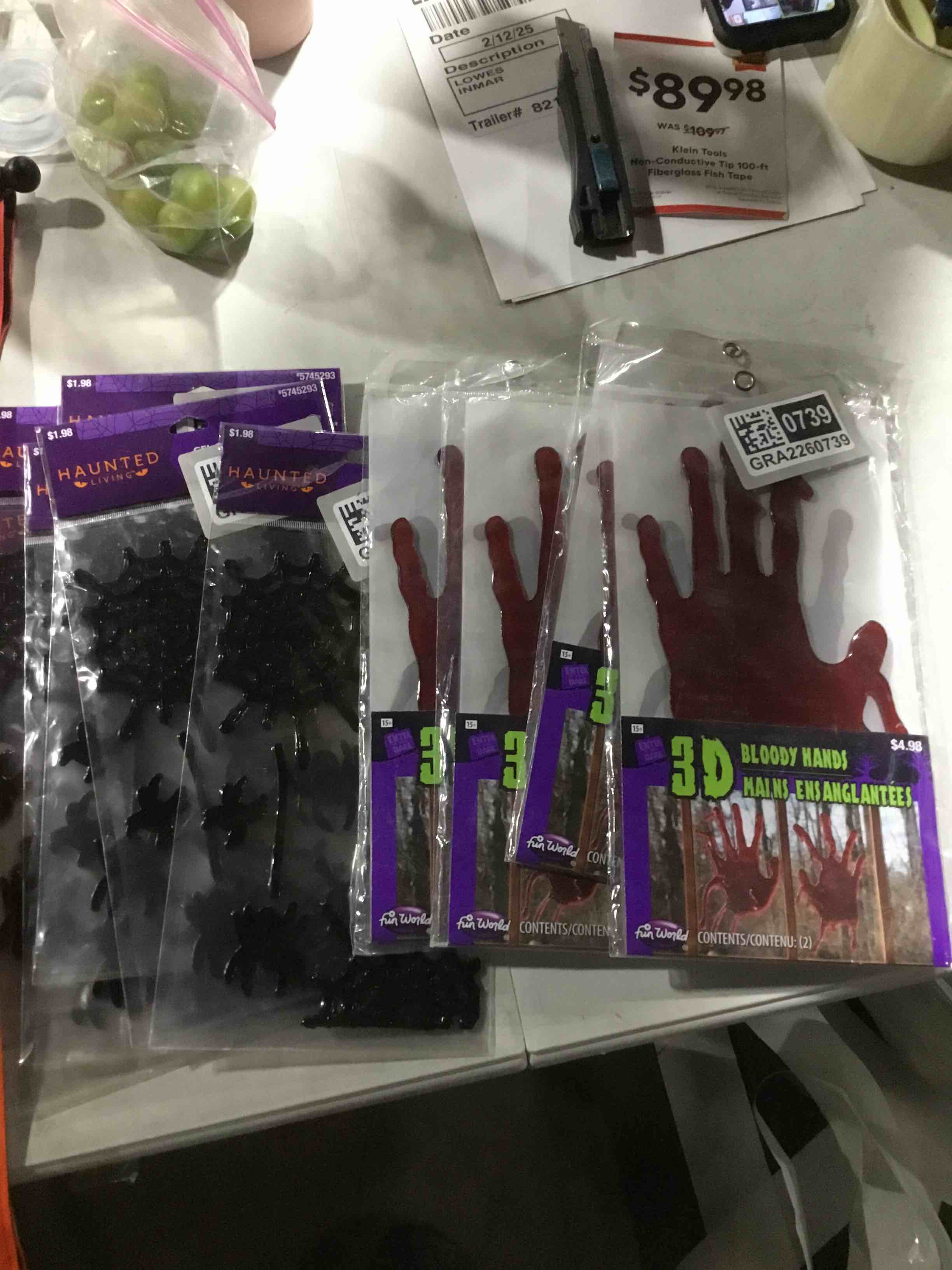 Halloween Window Stickers Decorations 103pcs,Cute Double Sided Removable Halloween Window Decals, Halloween hanging banners, Halloween garden flags/ carving sets, bat stickers; unicorn pumpkin decorating kit