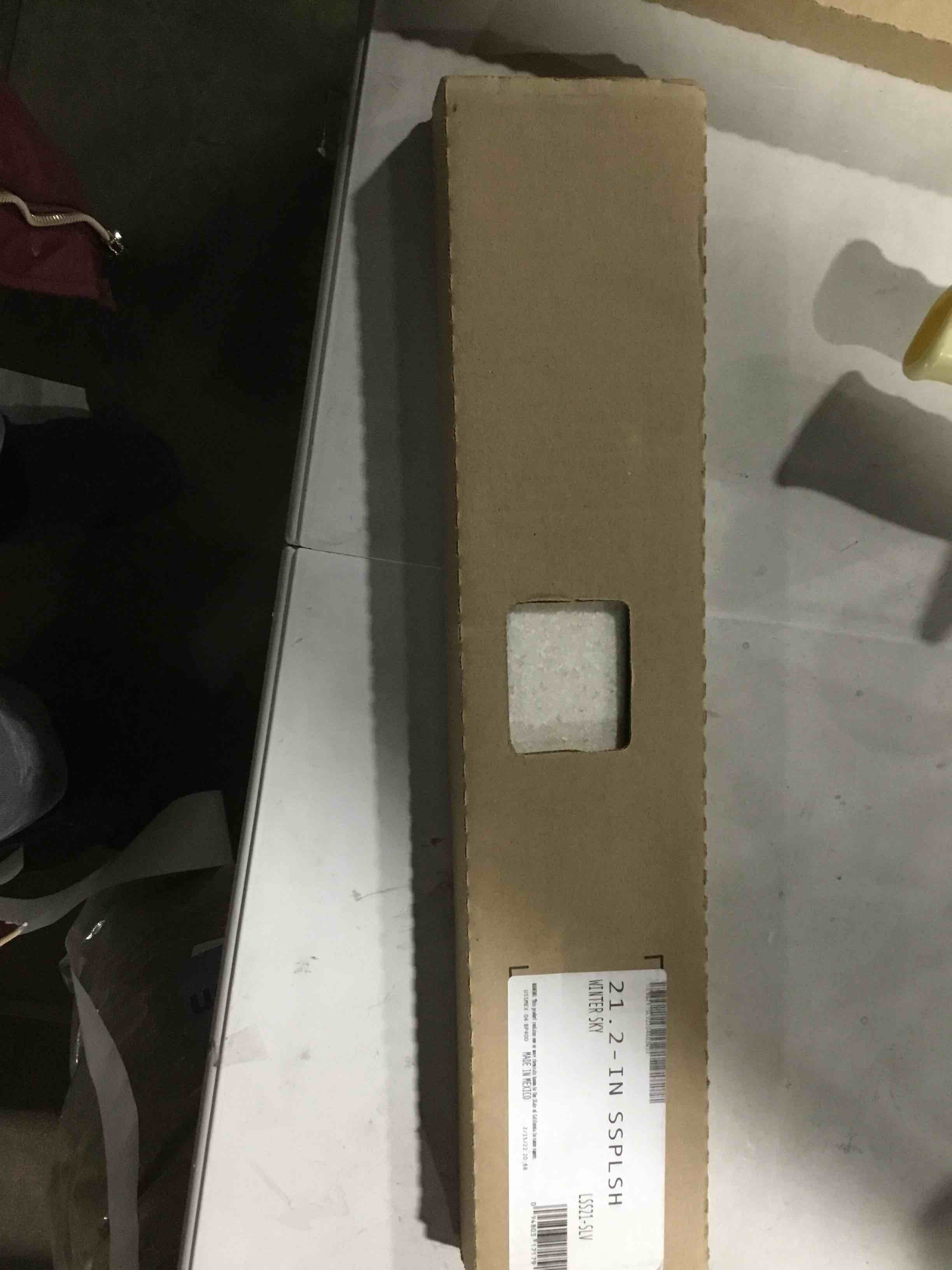 ARIEL 22"x4" Carrara White Marble Vanity Top Side Splash