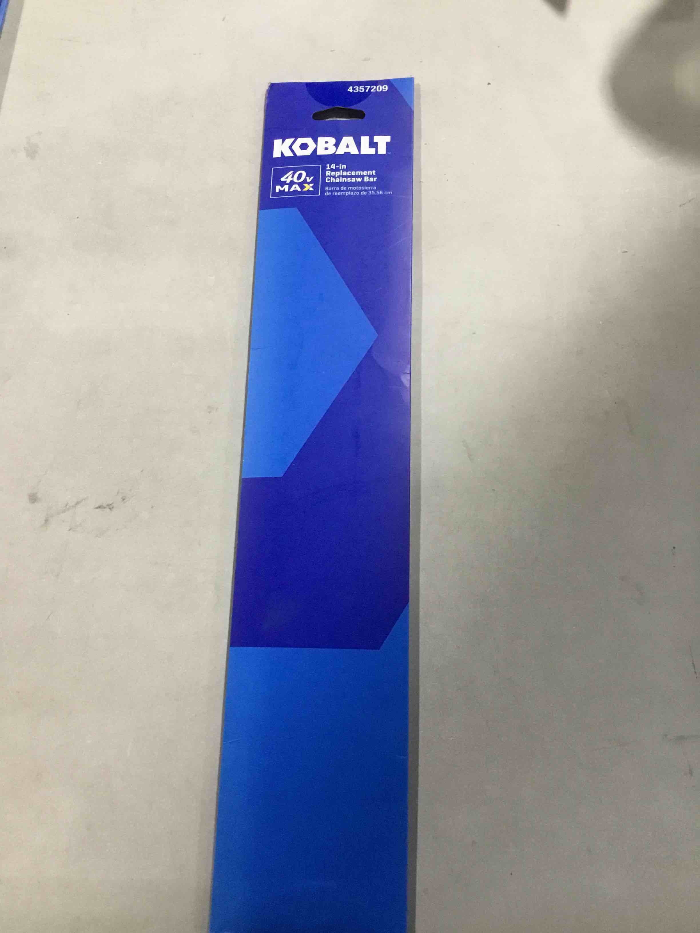 kobolt 14” replacement chainsaw bar