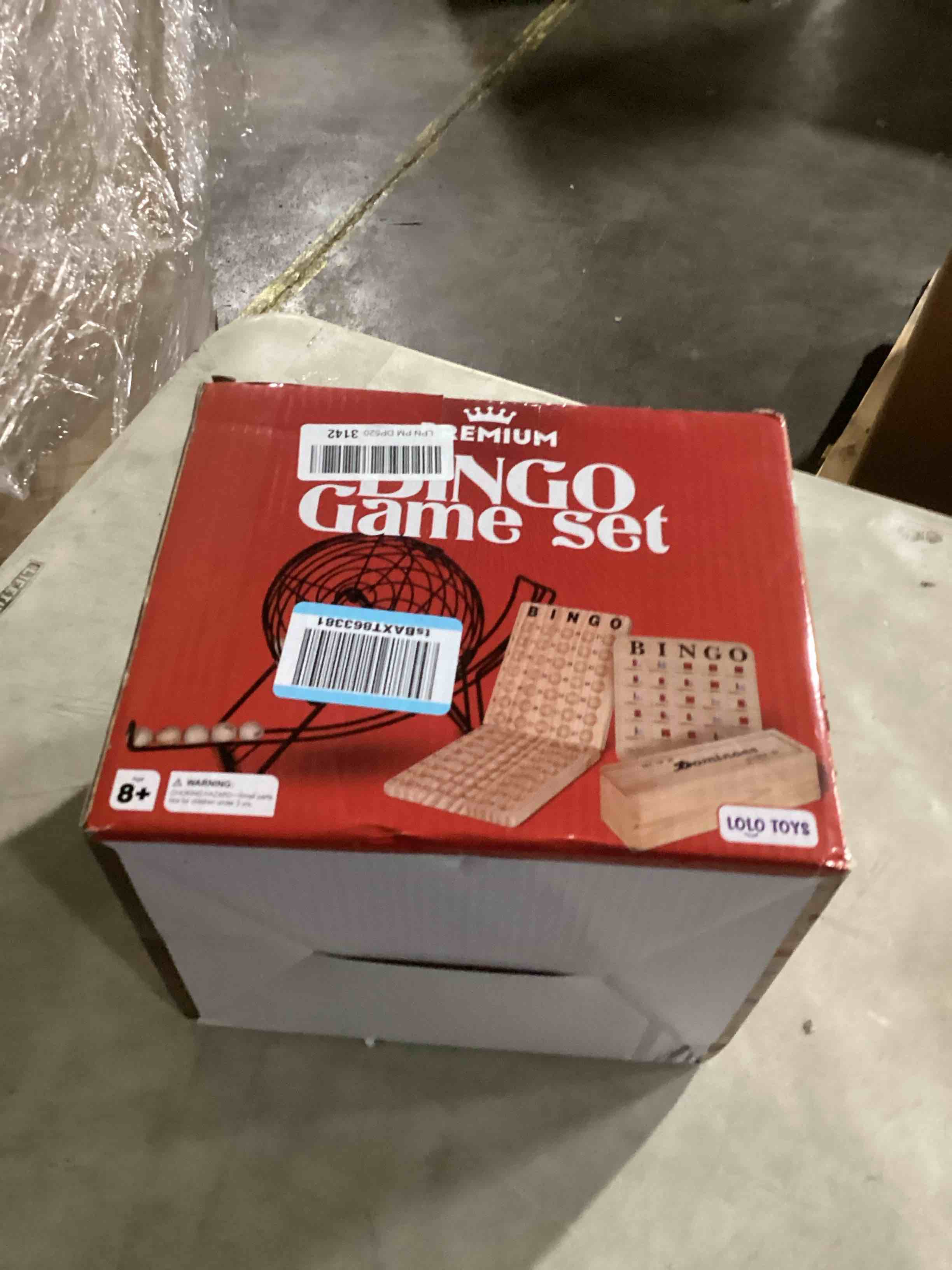 Professional Deluxe Bingo Game Set – Bundle with Dominoes Set – Bingo Balls with Cage – Cards - Storage Bag. Bingo Games for Family Kids and Adults