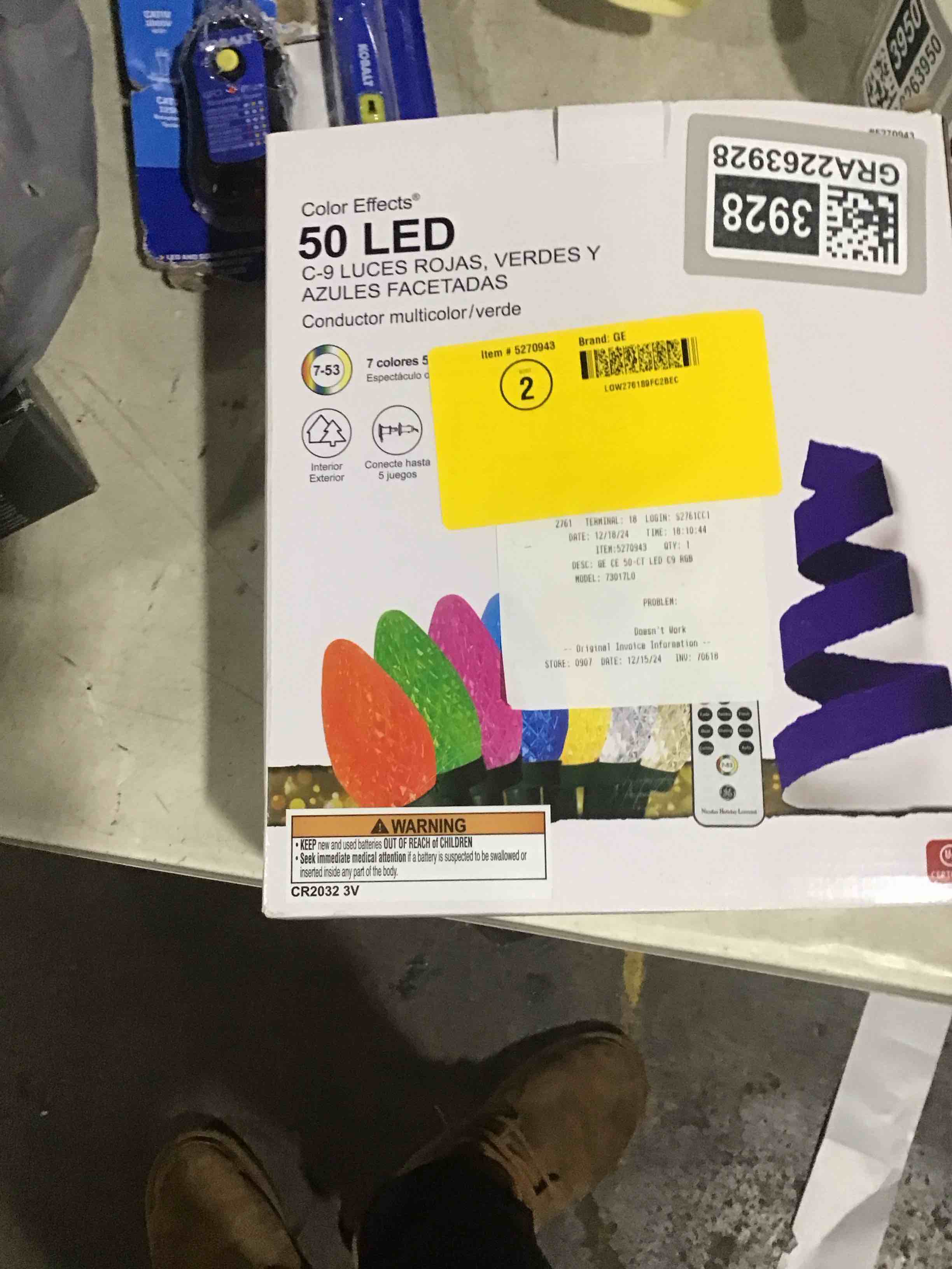 led