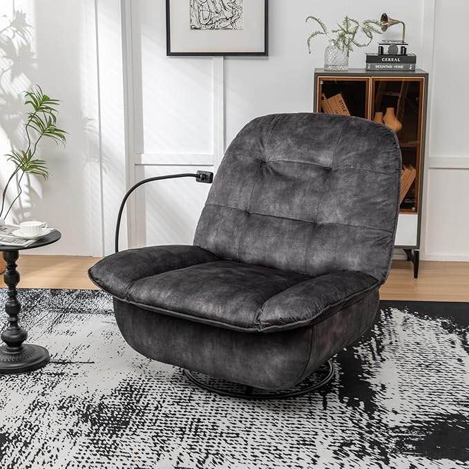fason wide swivel recliner chair